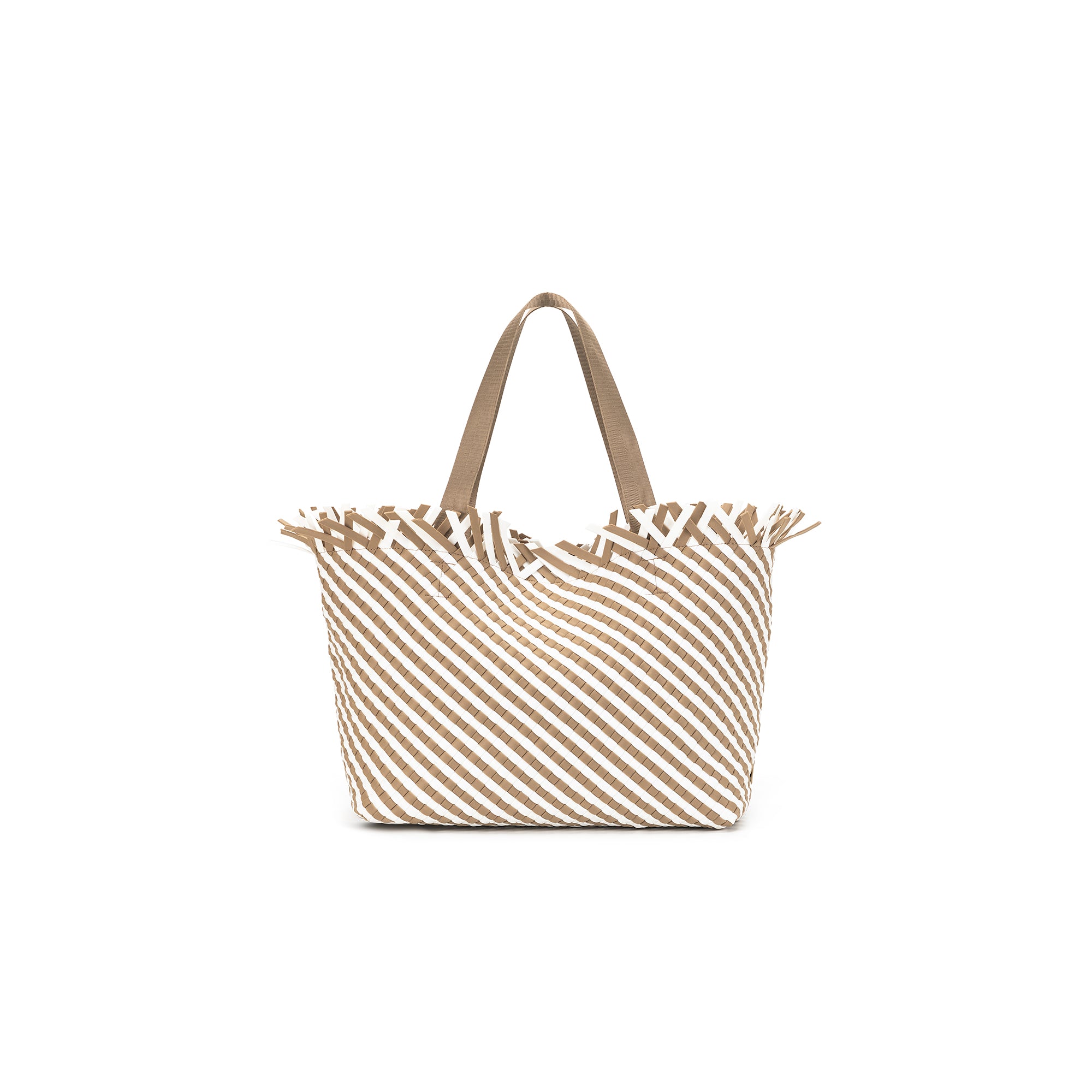 Bahama Biscuit Large 2 Piece Woven Tote