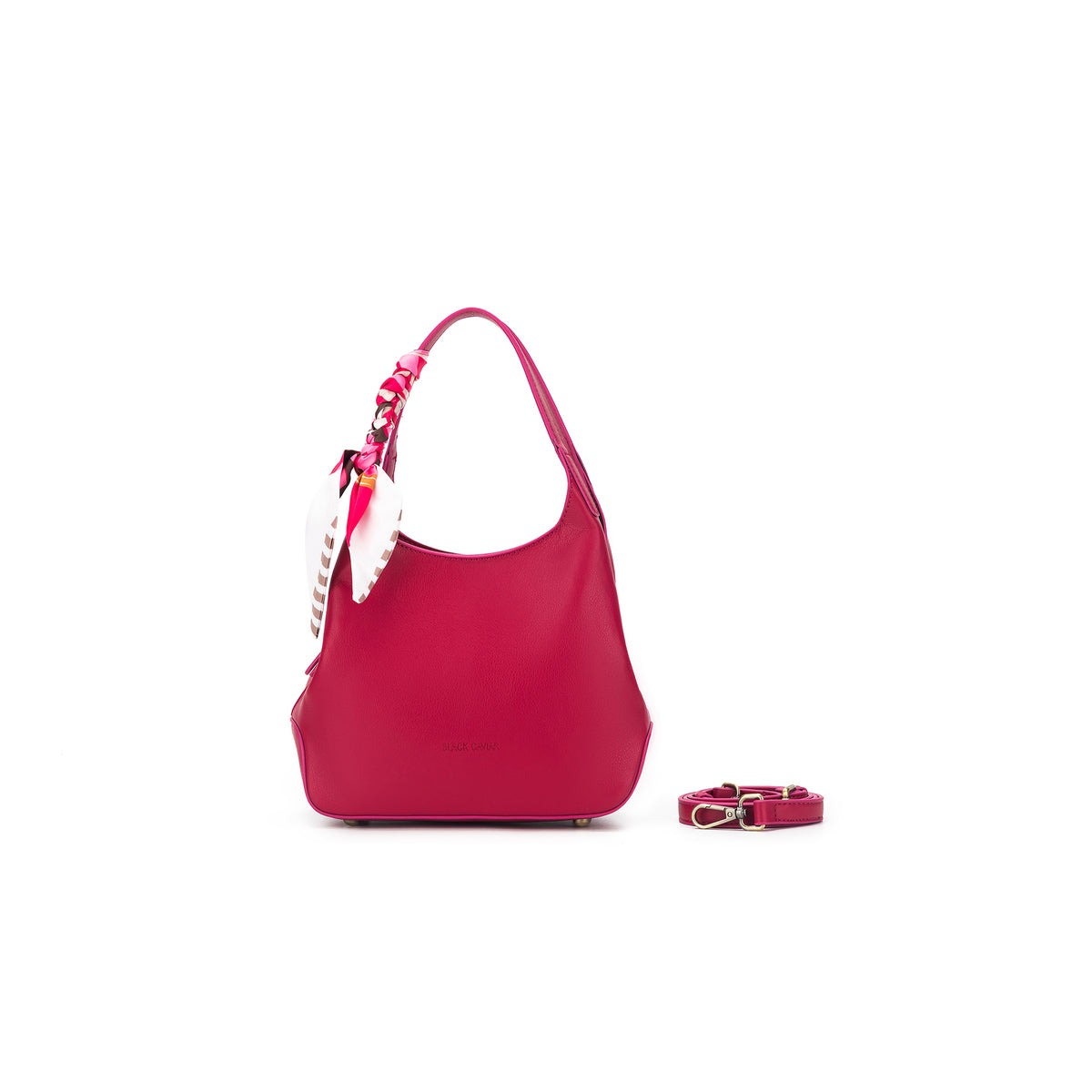 Mini Dune Hot Pink 2 Piece Vegan Leather Top Handle Handbag