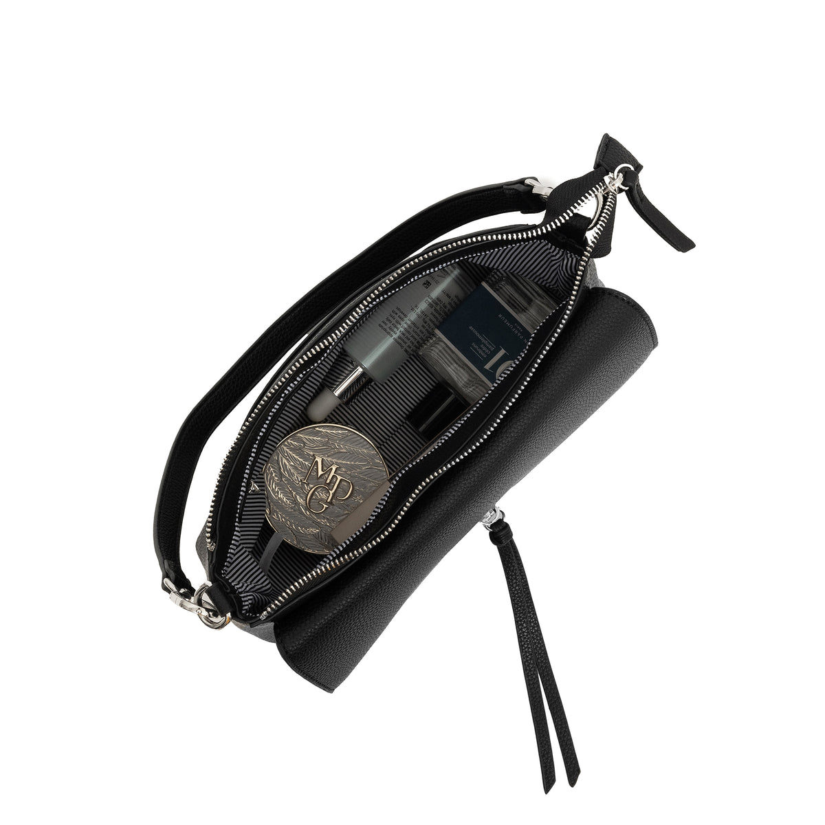 Becky Black Shoulder & Crossbody Bag | Soft Premium PU