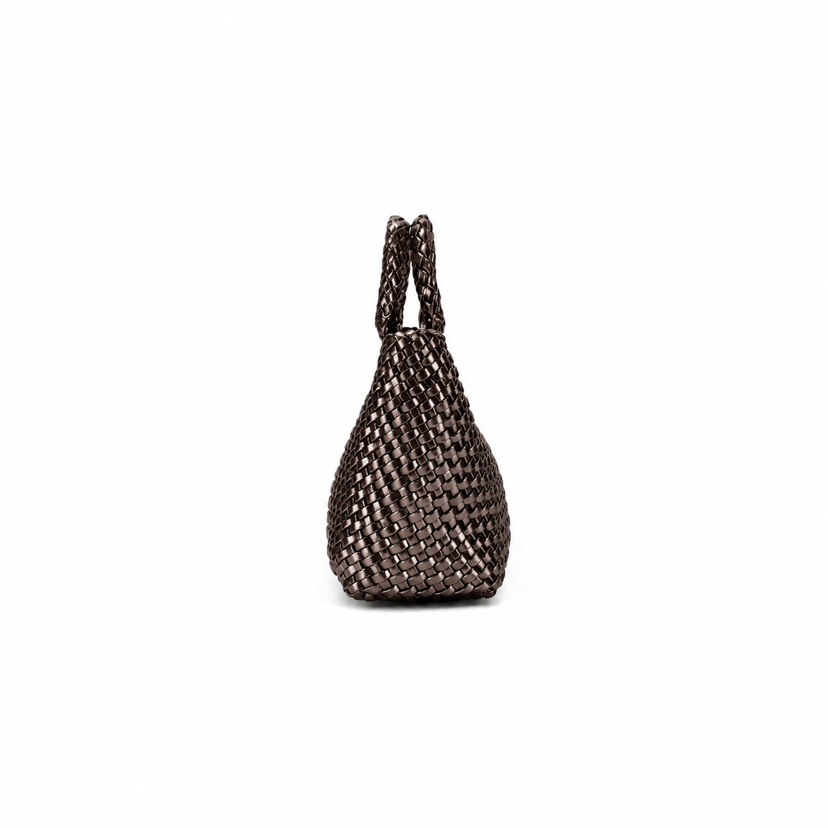 Mariella Metallic Cocoa Medium Tote with Bonus Wristlet