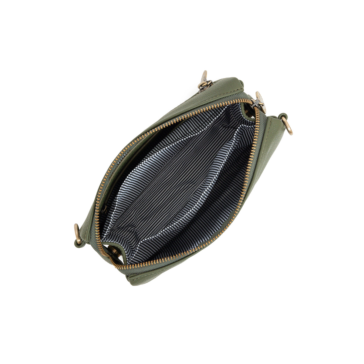 Edie Dark Olive Crossbody Bag