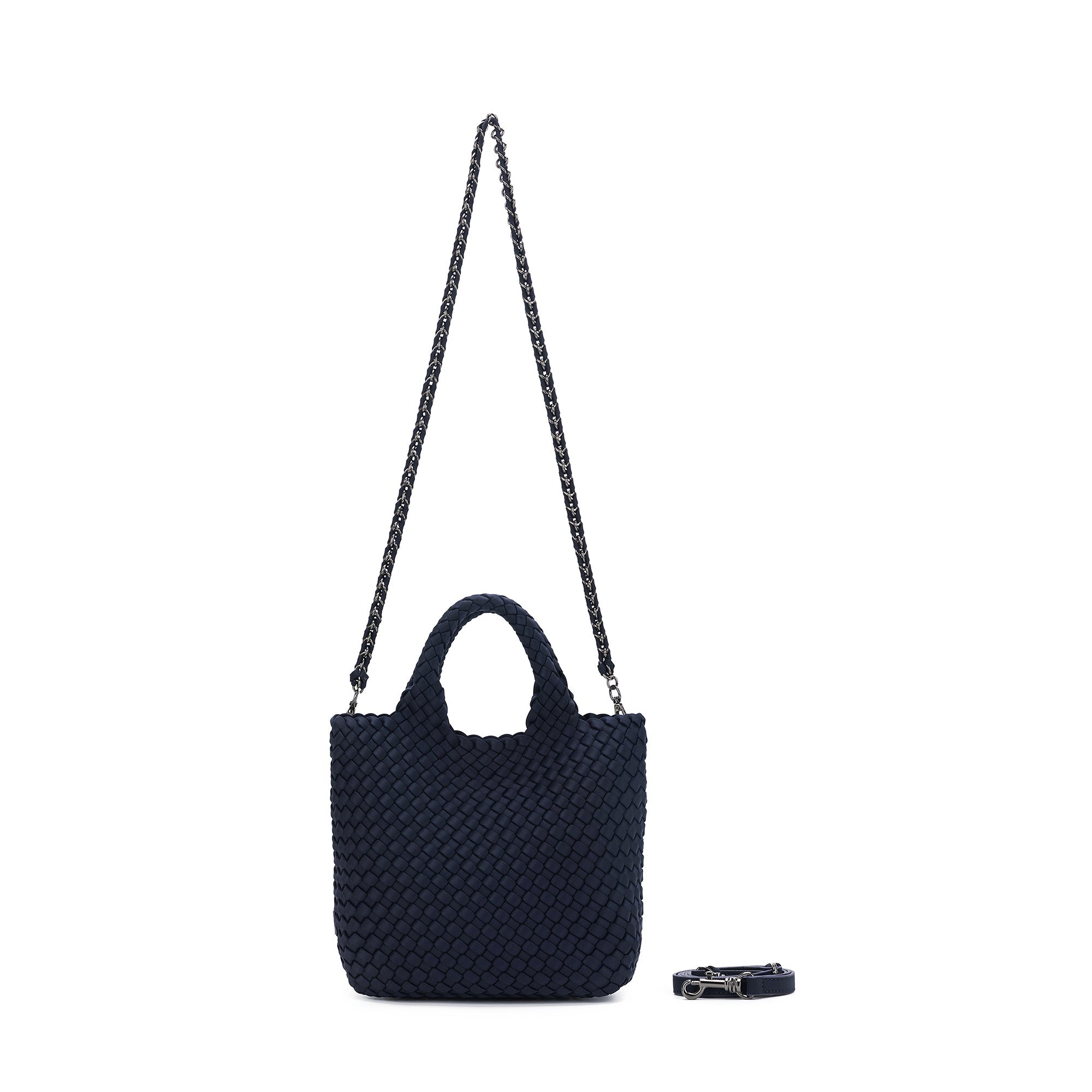 Riviera Navy 2 Piece Mini Tote Handbag