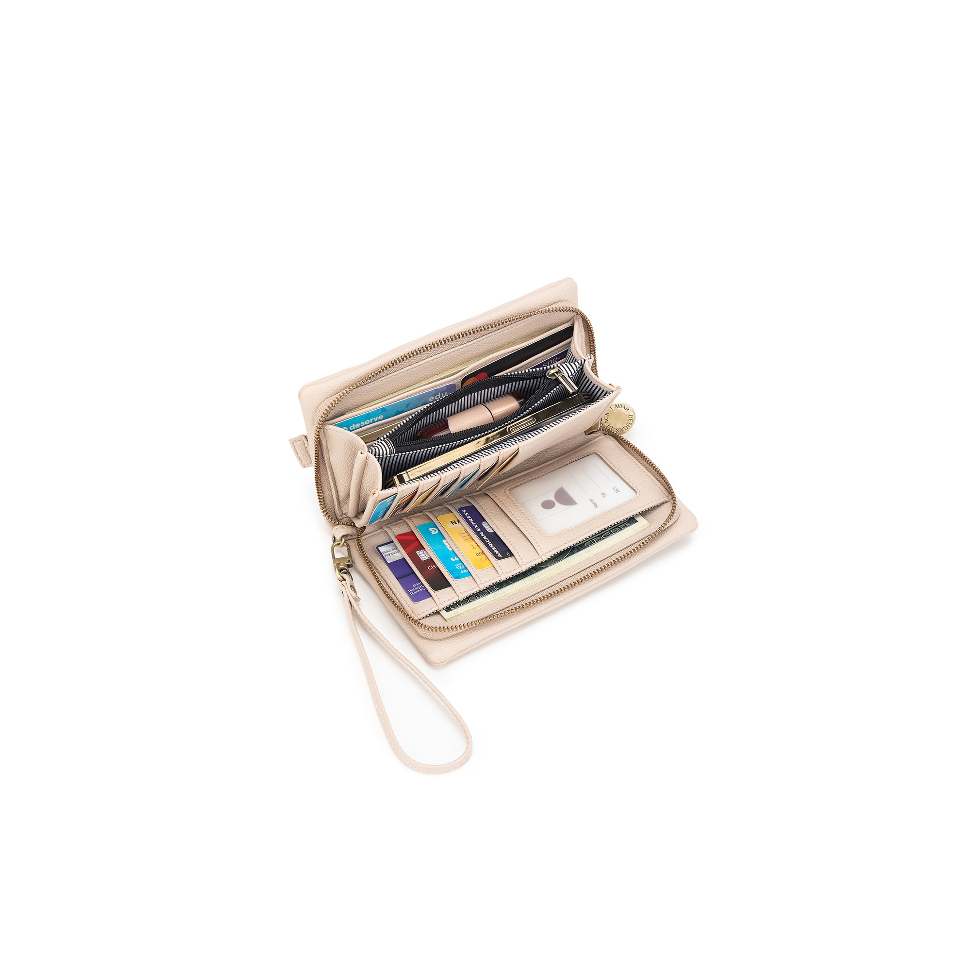 Sky Oatmeal Crossbody Phone Wallet