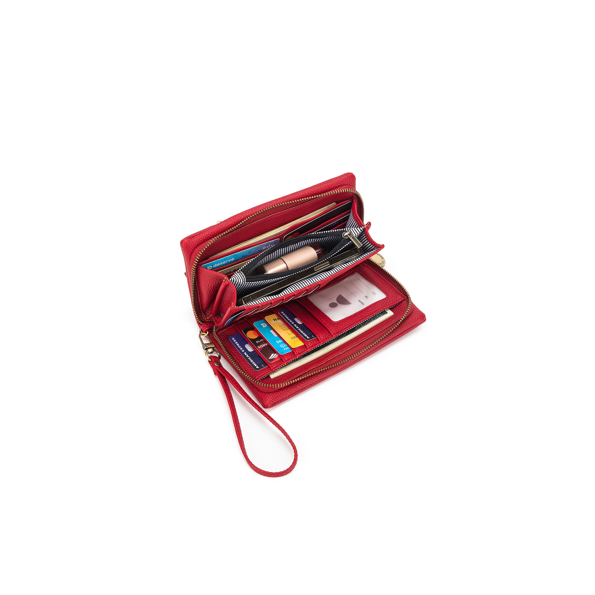 Mavie Scarlet Red Crossbody Wallet