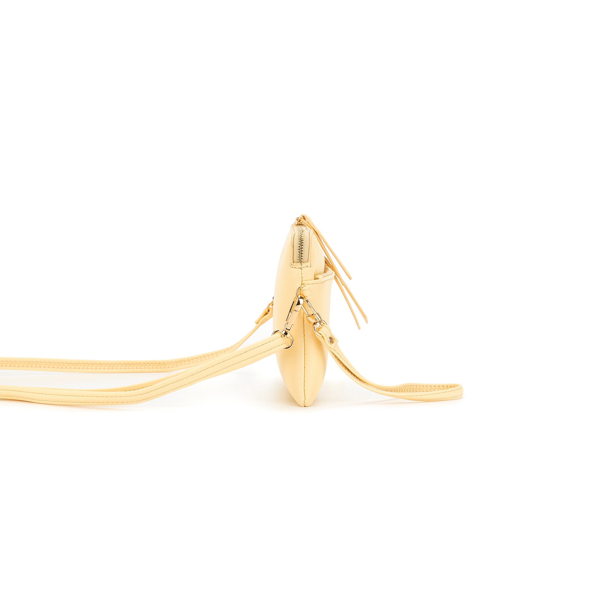 Jessie Yellow Chiffon Crossbody/Clutch