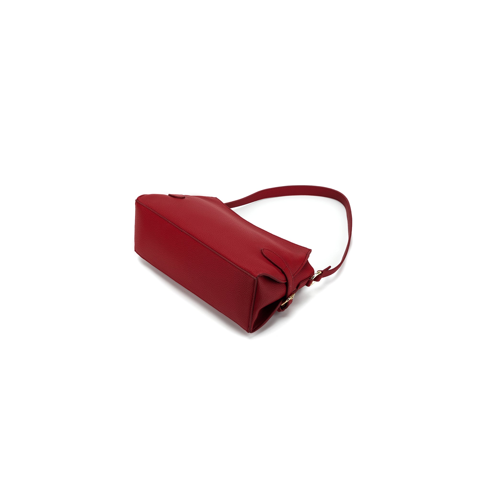 Messina Scarlet Red East West Shoulder Bag