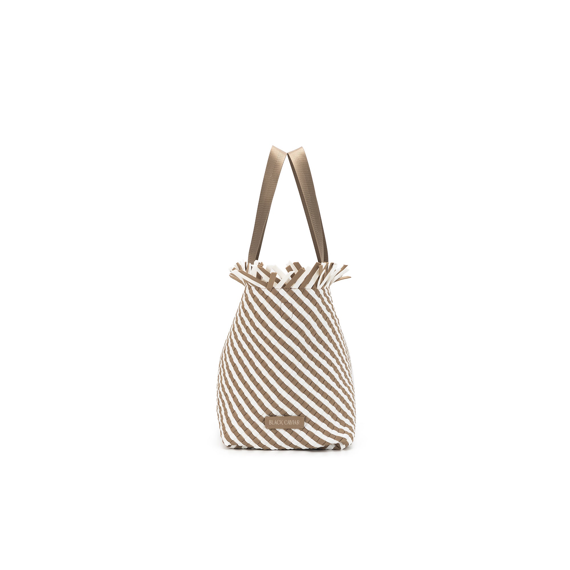 Bahama Biscuit Large 2 Piece Woven Tote