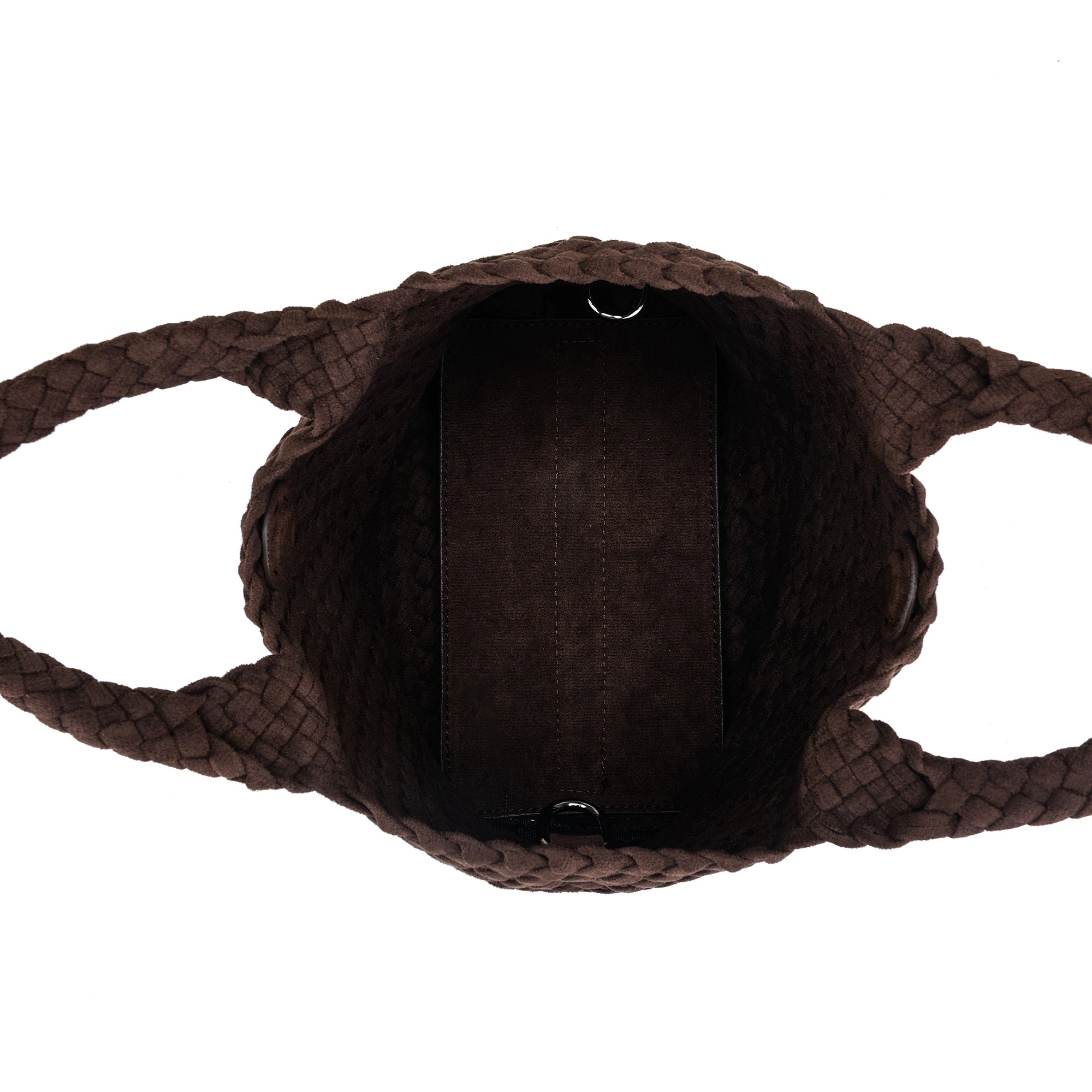 Cherie Chocolate 2 Piece Suedette Mini Handbag