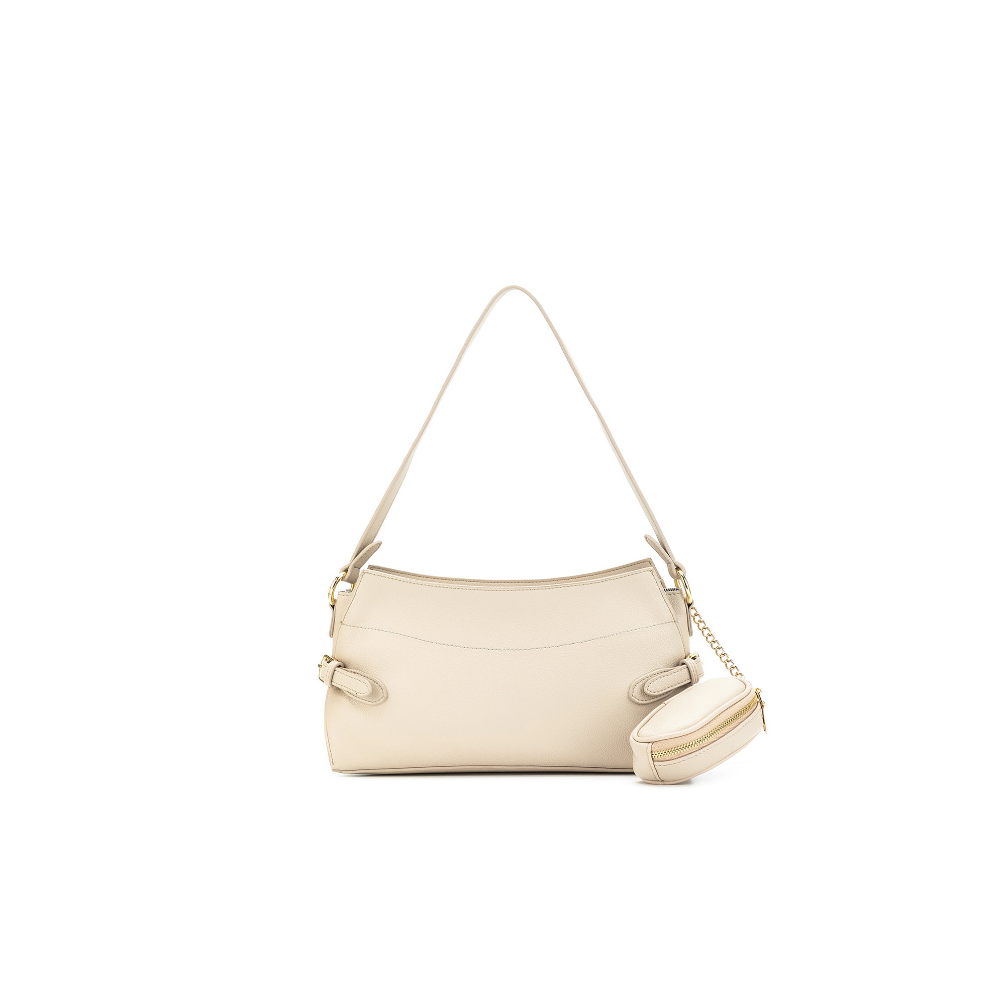 Messina Oatmeal East West Shoulder Bag