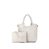 Vienna White 2 Piece Handbag Set