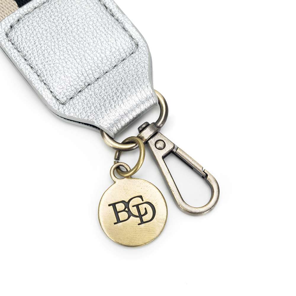 Silver Star Wristlet Strap