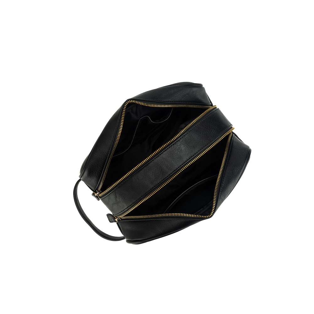 Hugo Wash Bag Black & Cream Stripe