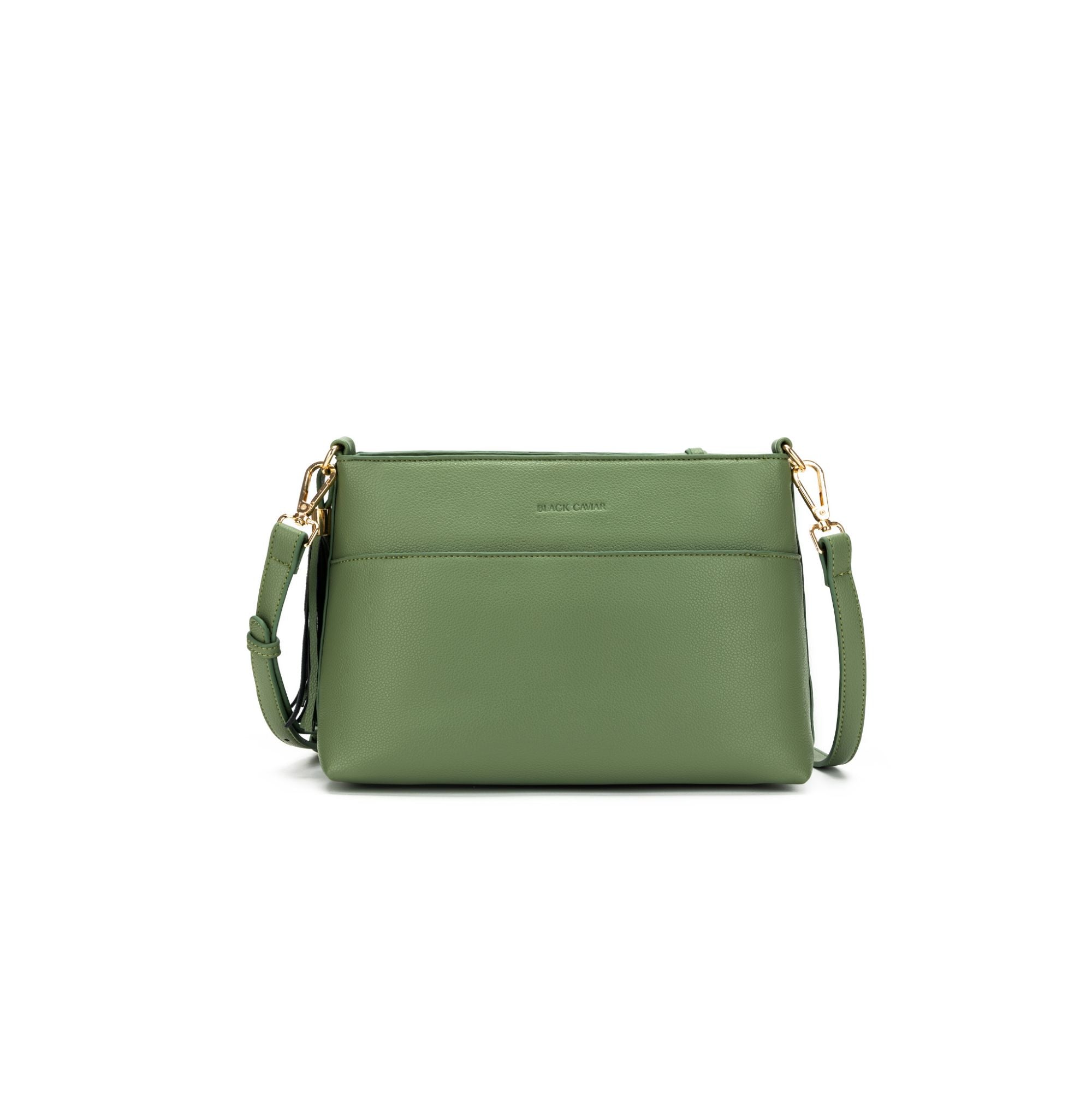 Nevada Studded Pistachio Crossbody Bag