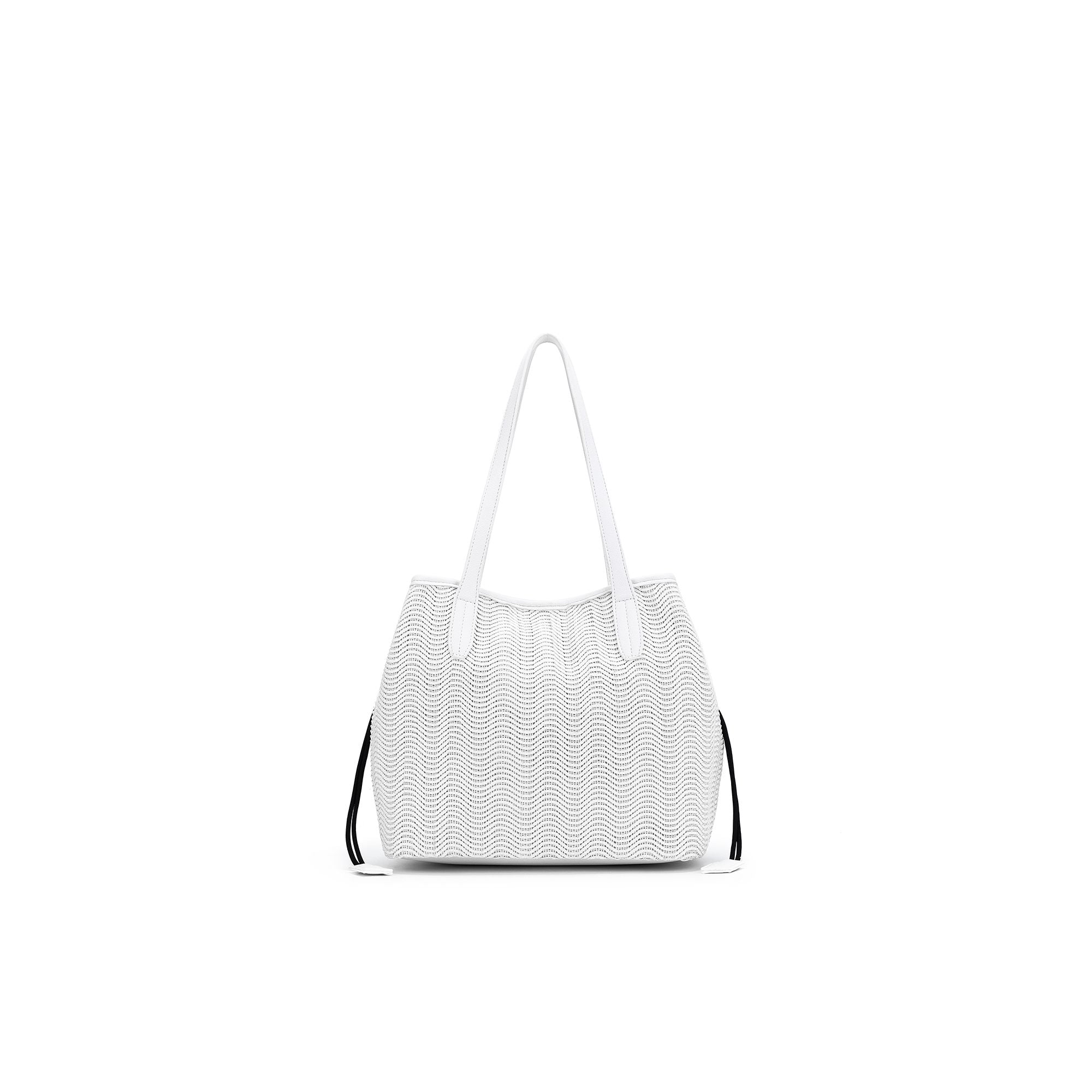 Pippa White 2 Piece Handbag Set