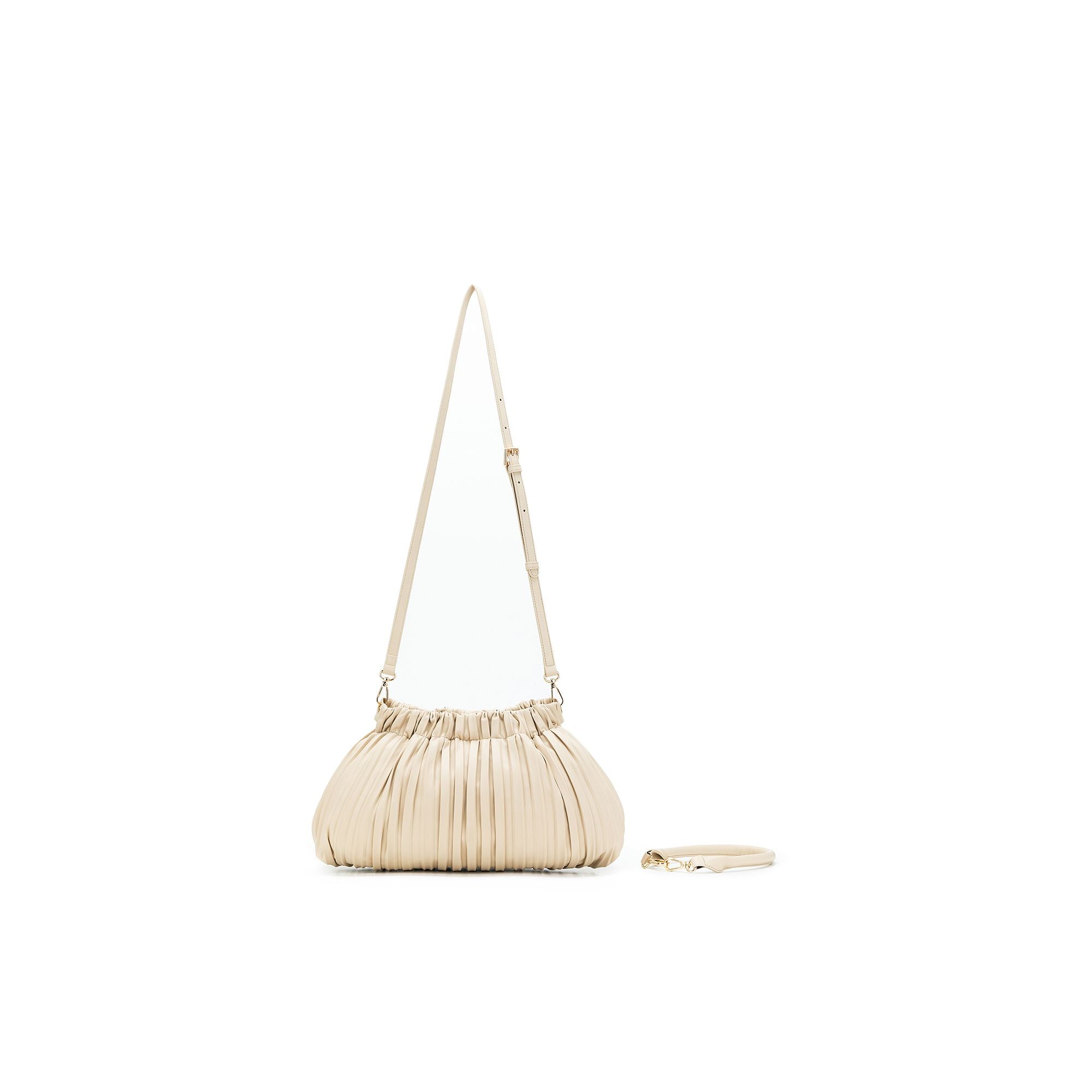 Rosetta Oatmeal Shoulder / Crossbody Bag
