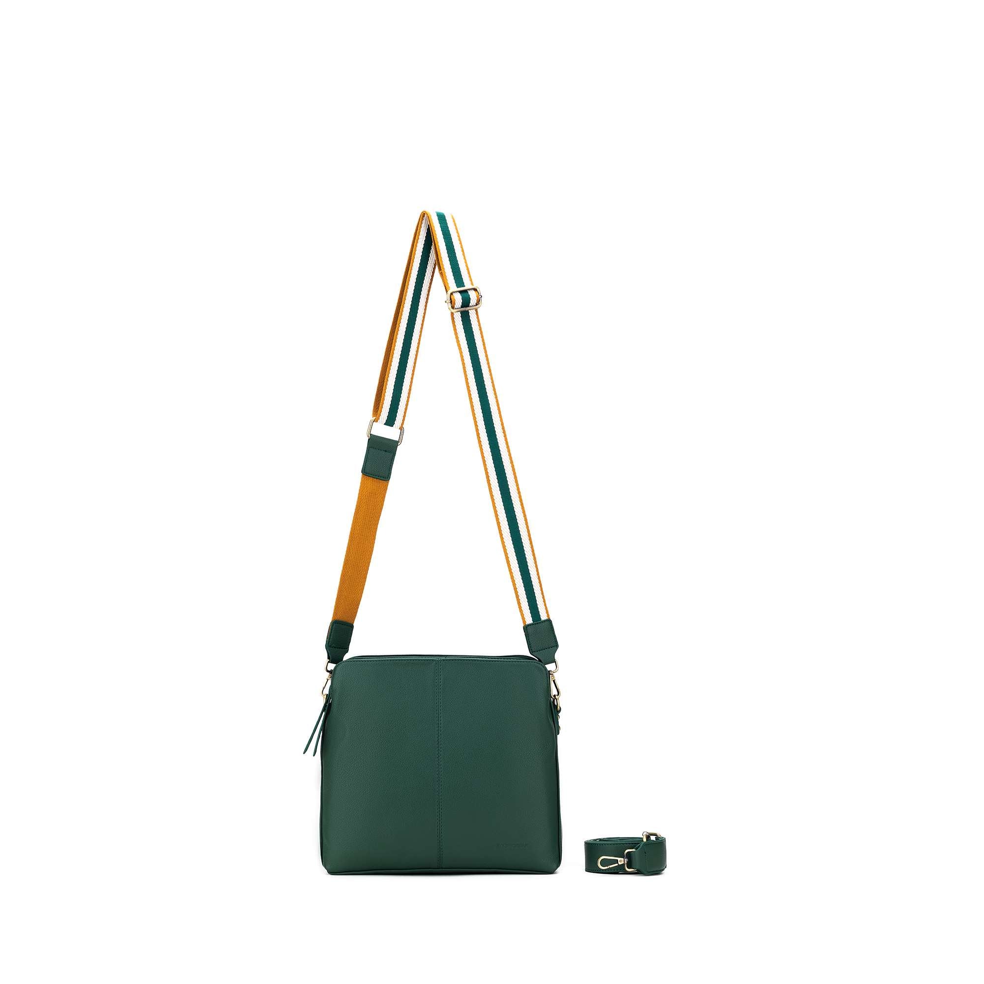 Paige Forest Green Crossbody Bag