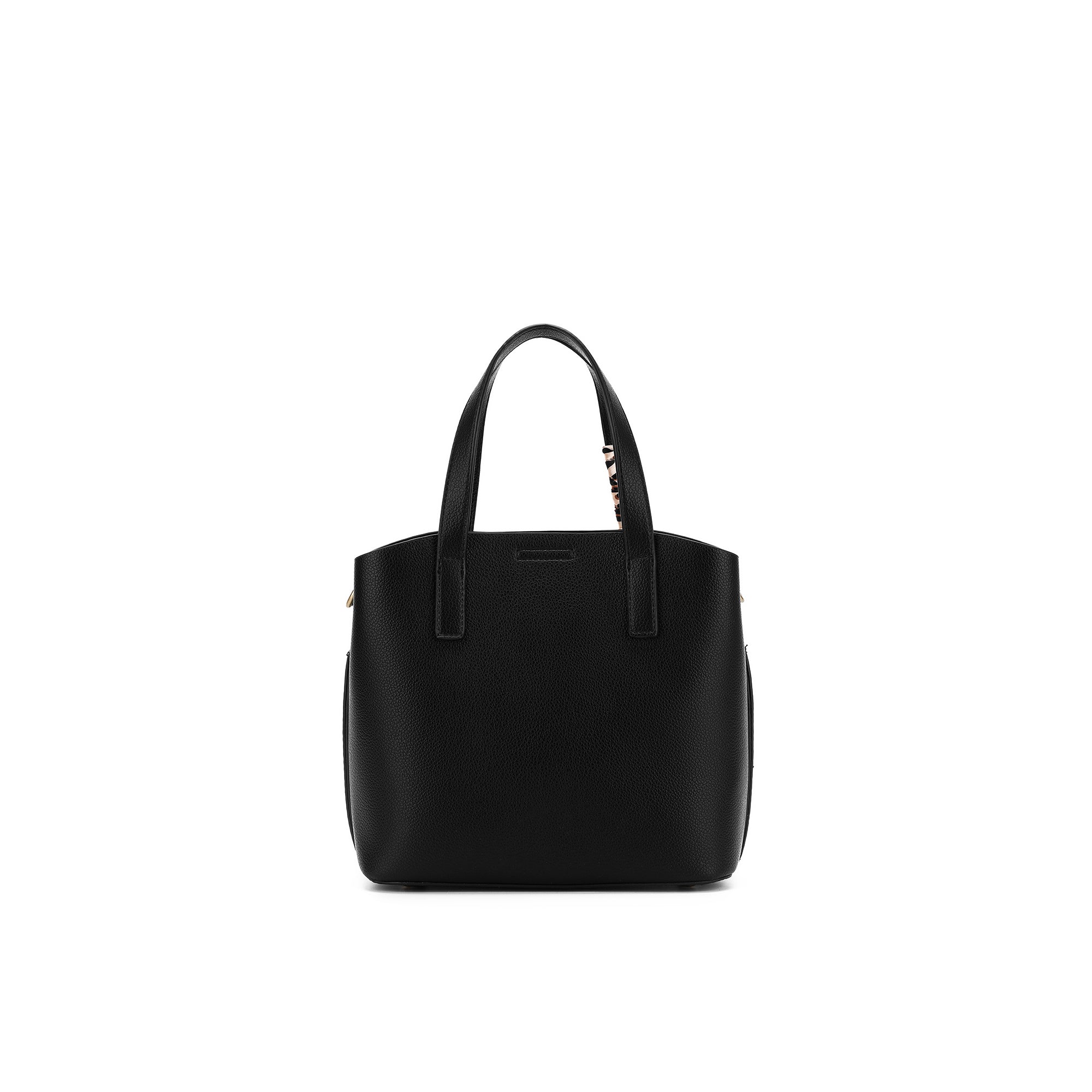 Amelie Black 2 Piece Top Handle Bag