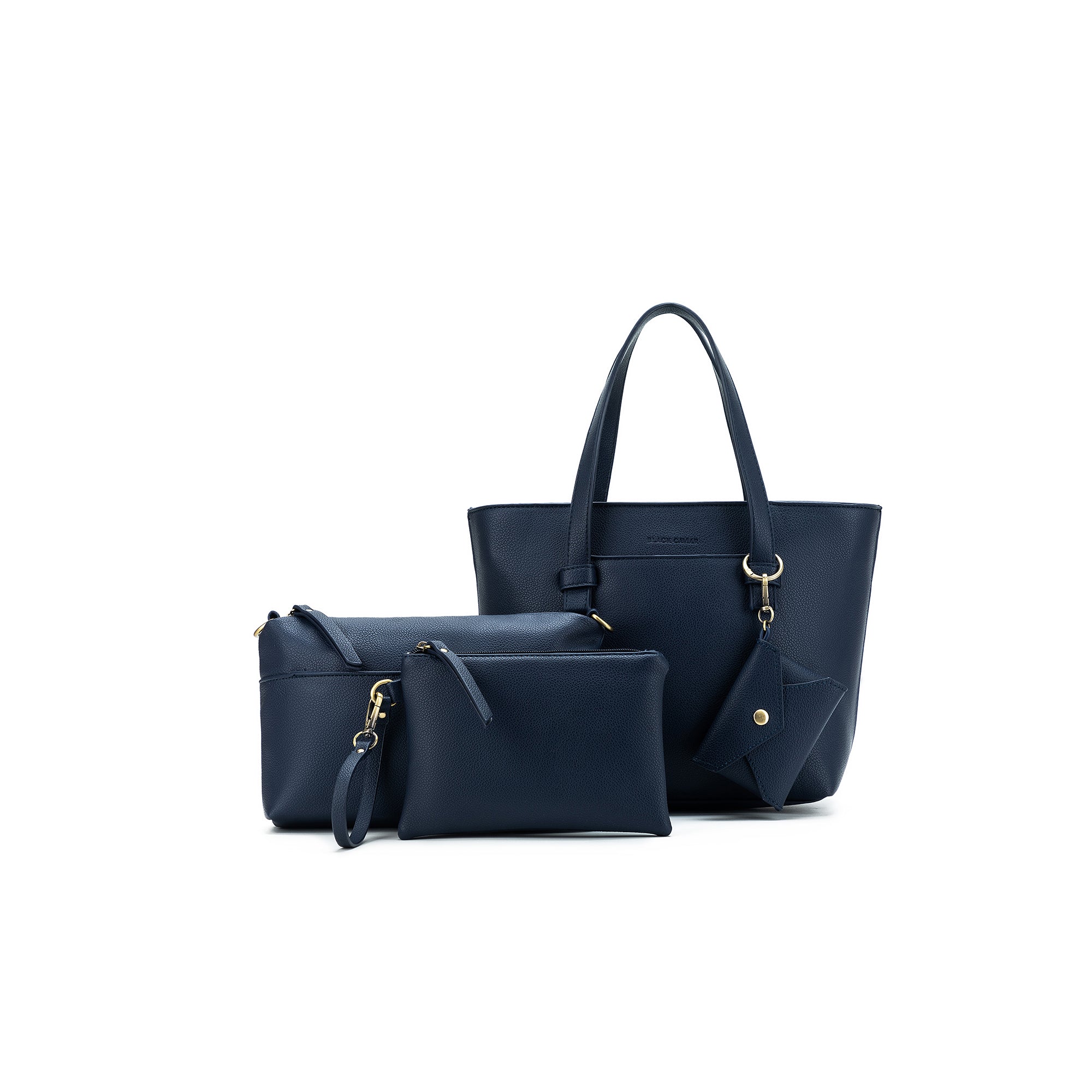 Antoinette Deep Navy 3 Piece Handbag Set