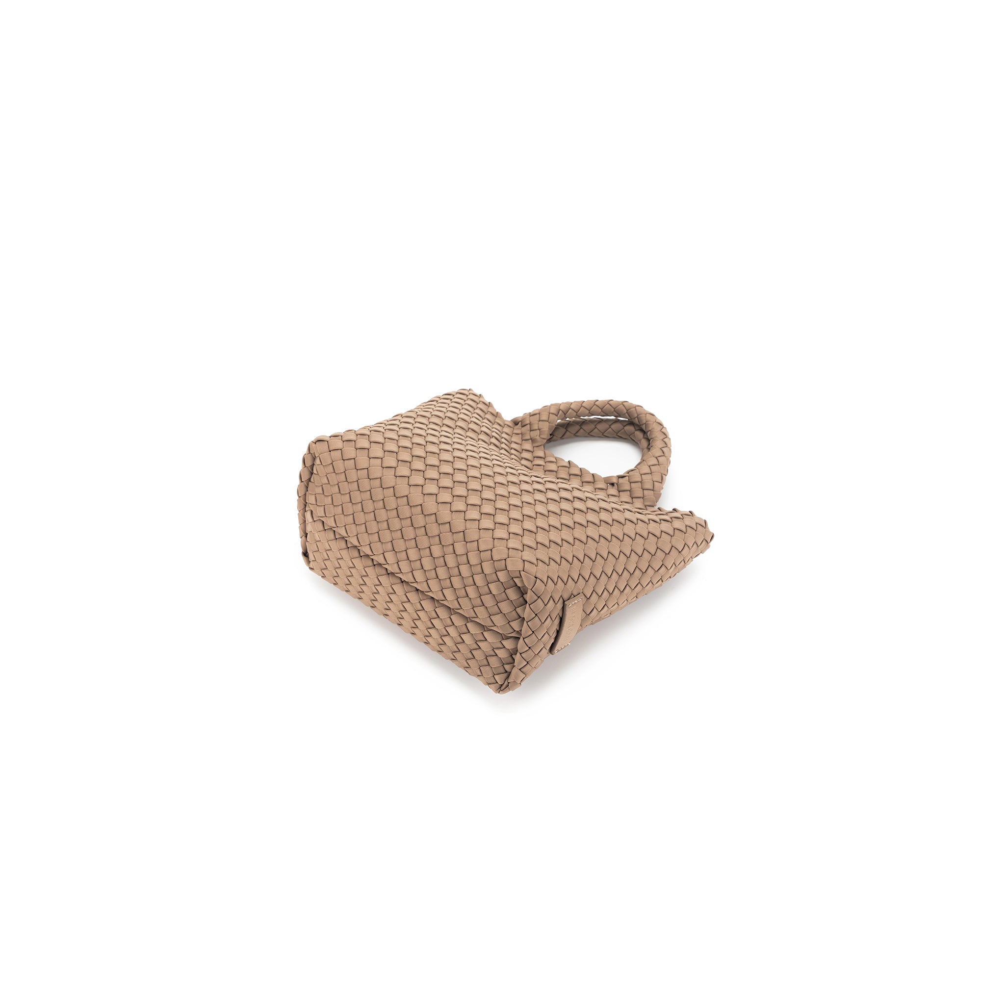 Riviera Taupe 2 Piece Mini Tote Handbag