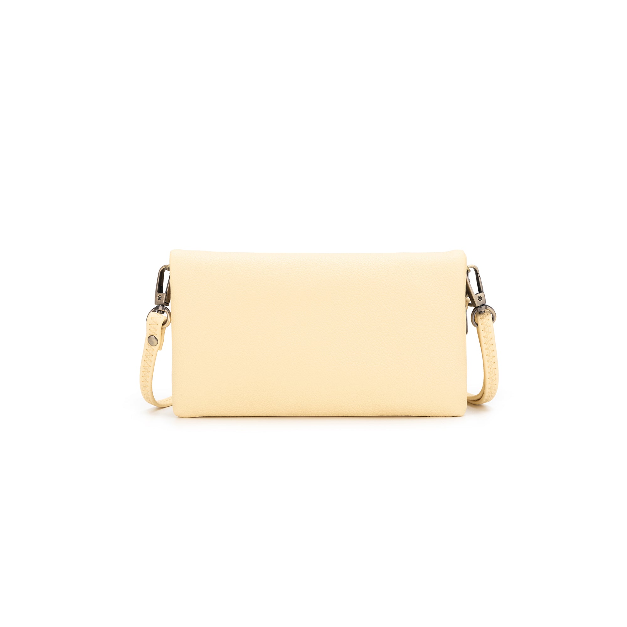 Mavie Yellow Chiffon Crossbody Wallet