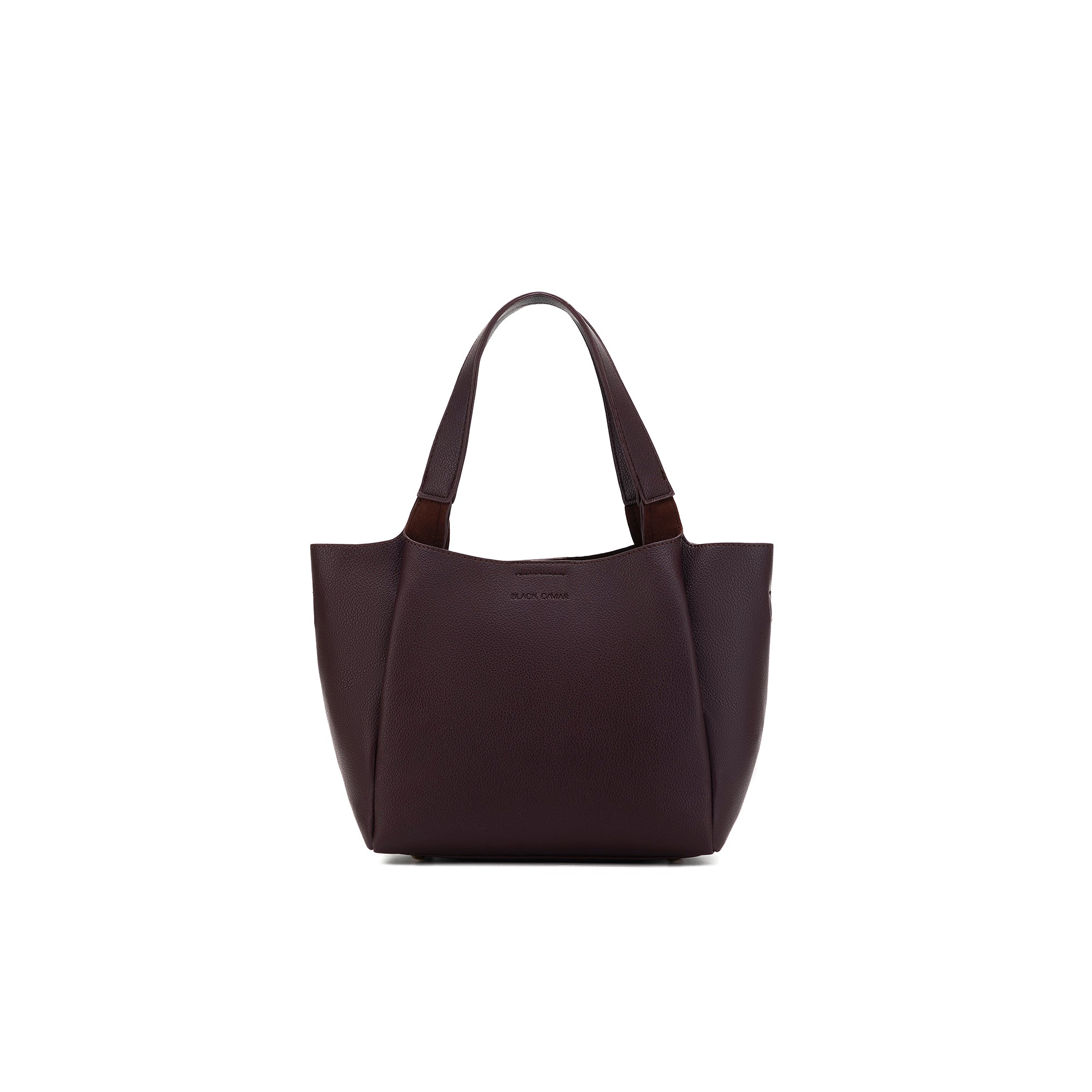 Mini Evelyn Aubergine 3 Piece Hobo Tote