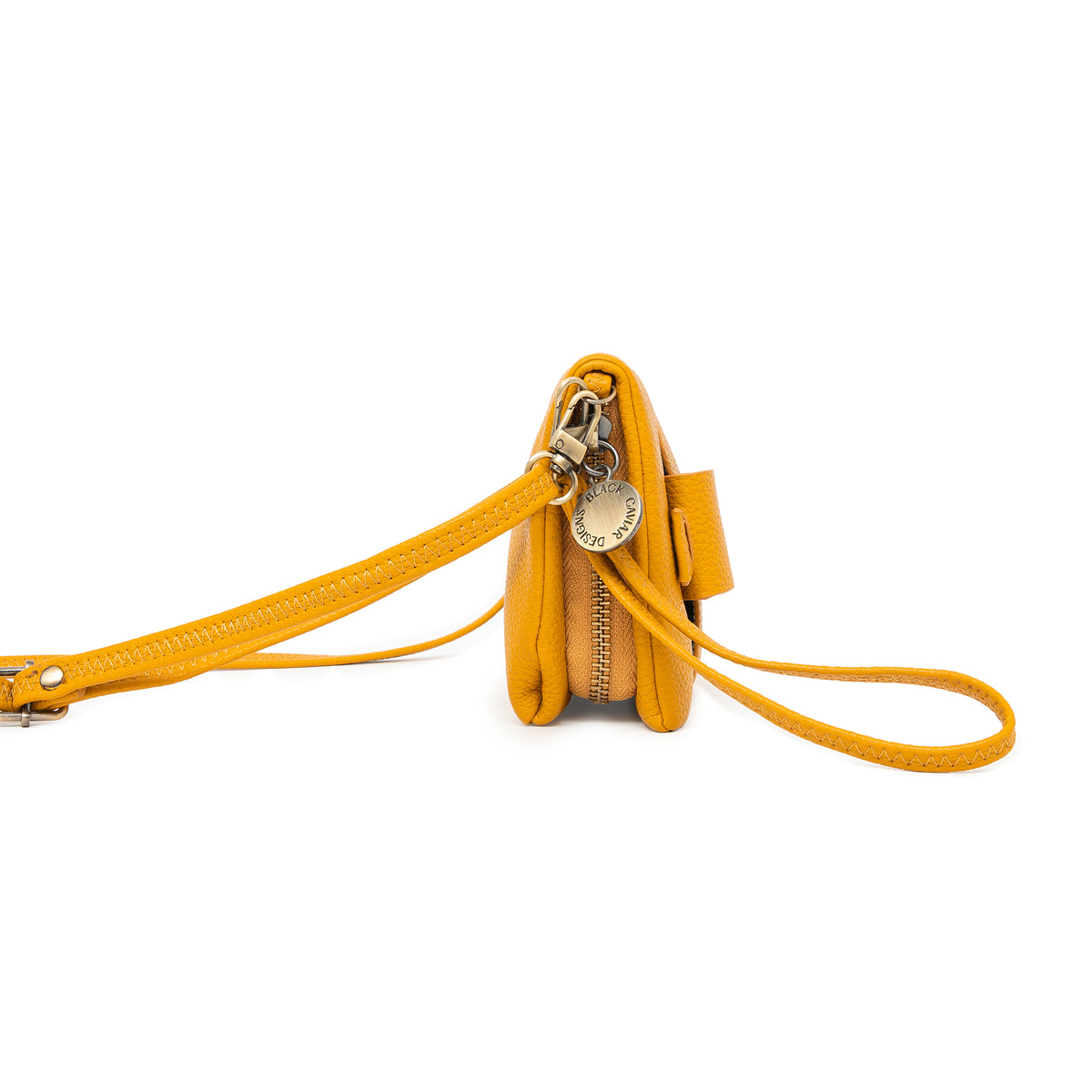 Mavie Mustard Crossbody Wallet