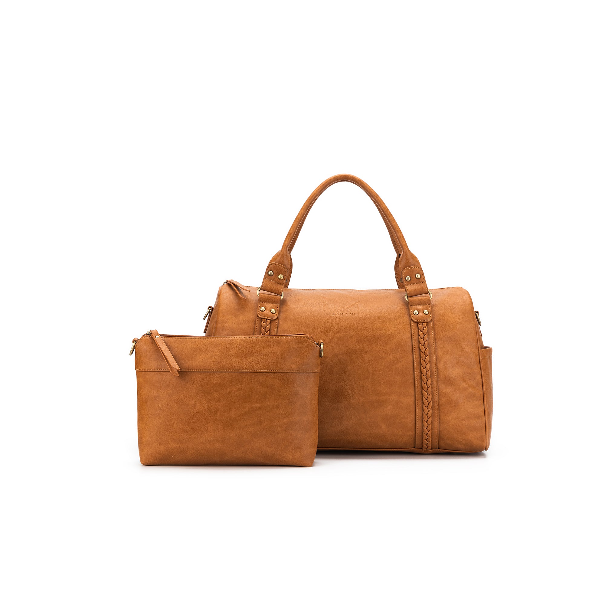 Gypsy Tan 2 Piece Weekender Bag