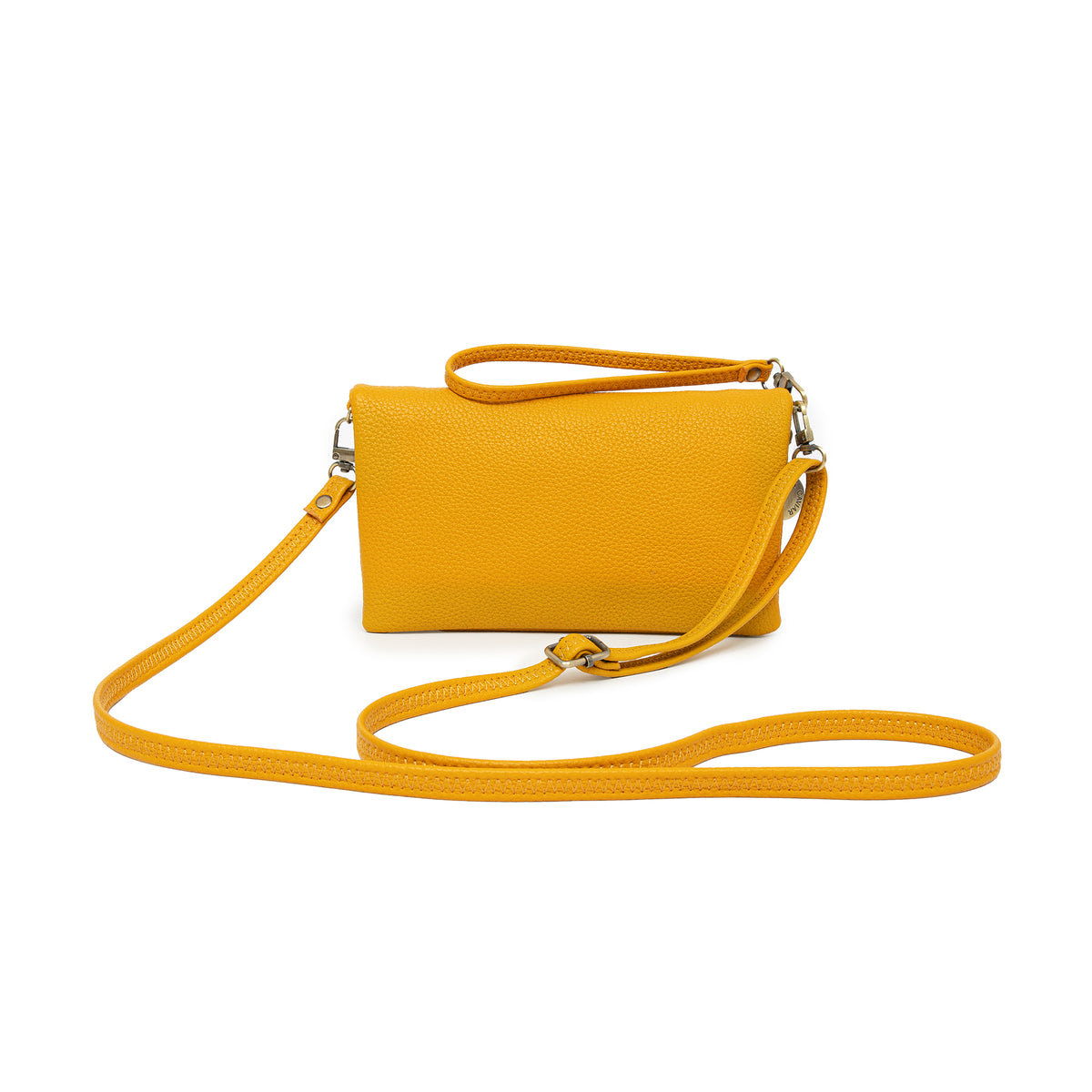 Mavie Mustard Crossbody Wallet