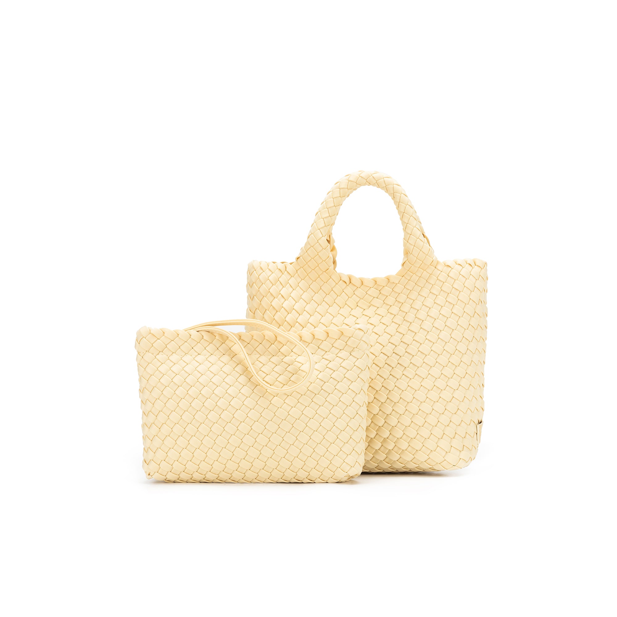 Riviera Lemon 2 Piece Mini Tote Handbag
