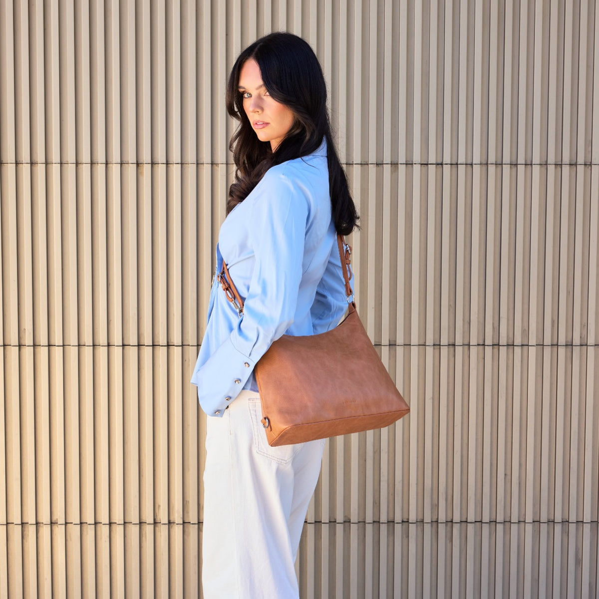 Martha Tan 3-in-1 Convertible Bag