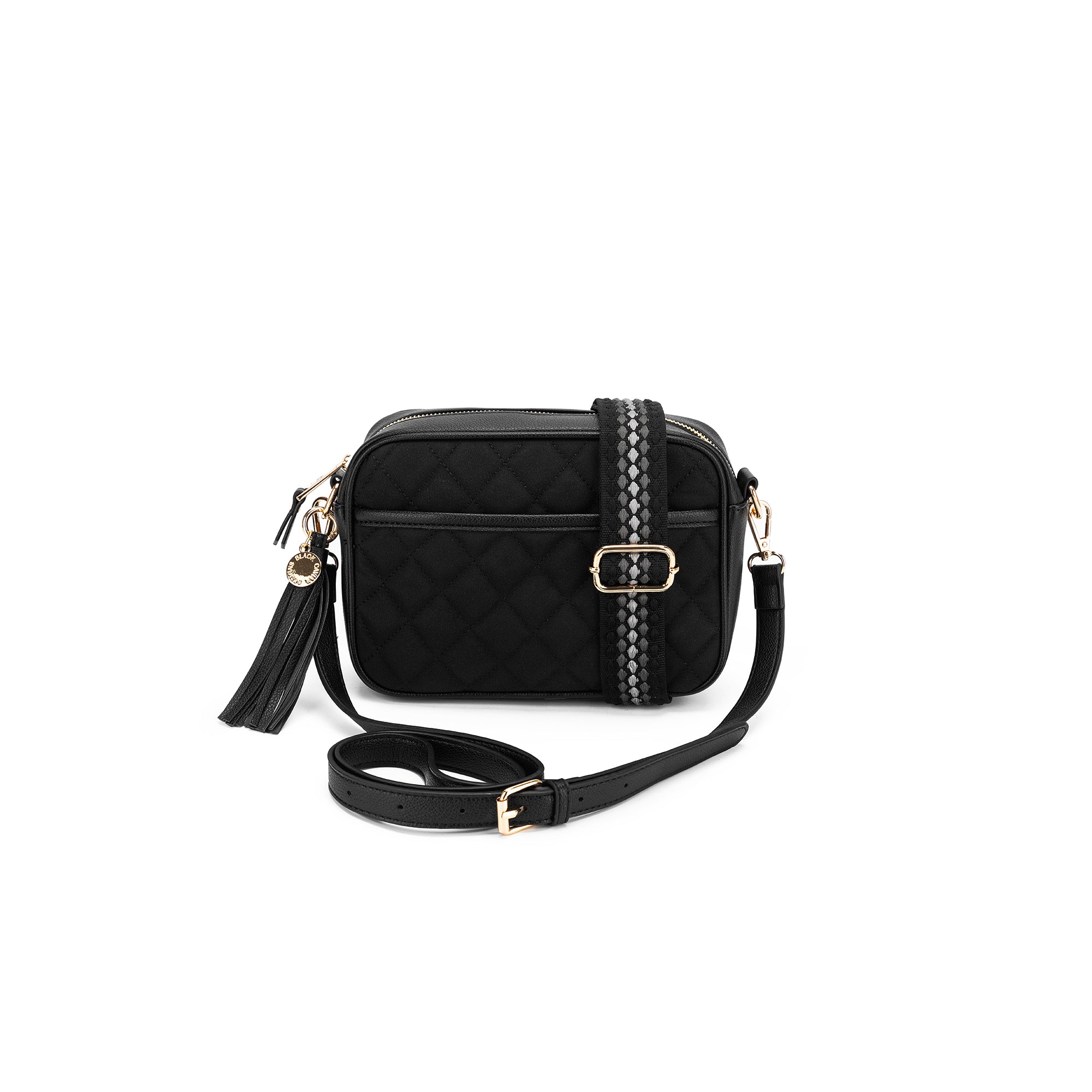 Maxine Black Crossbody Bag