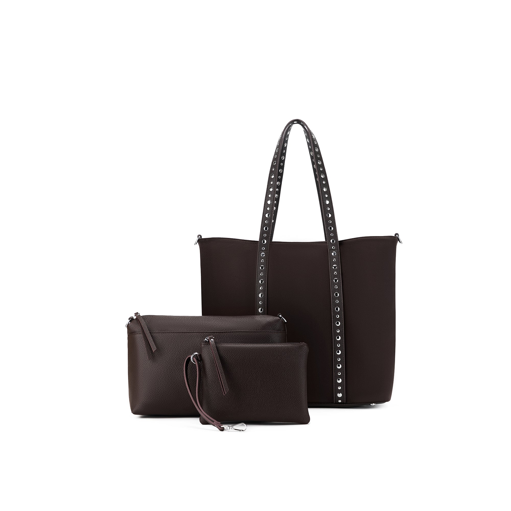 Rogue Cocoa 3 Piece Handbag
