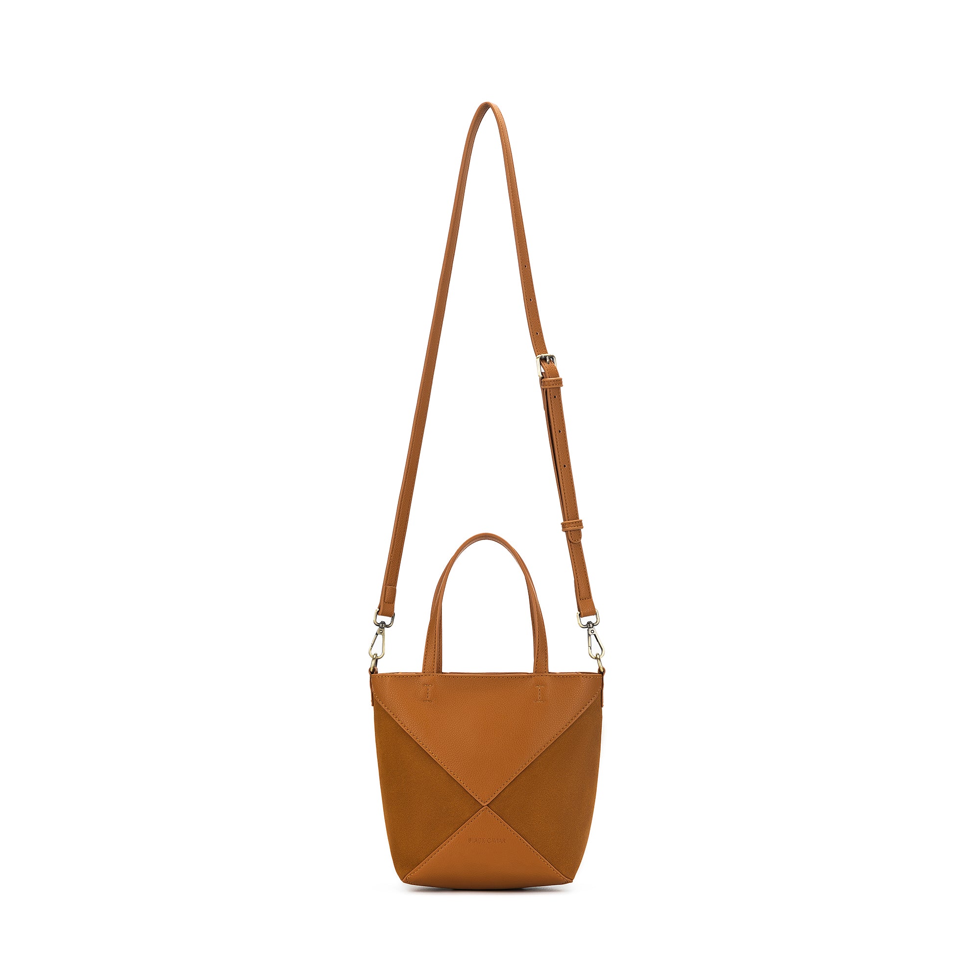 Mini Renee Tan 2 Piece Crossbody Handbag