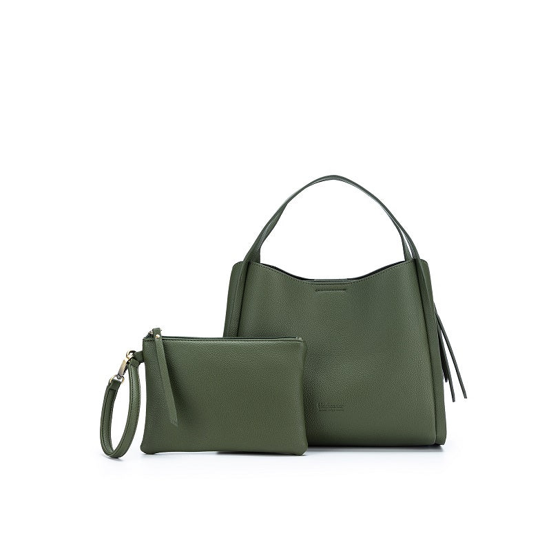 Astrid Deep Green  2 Piece Handbag