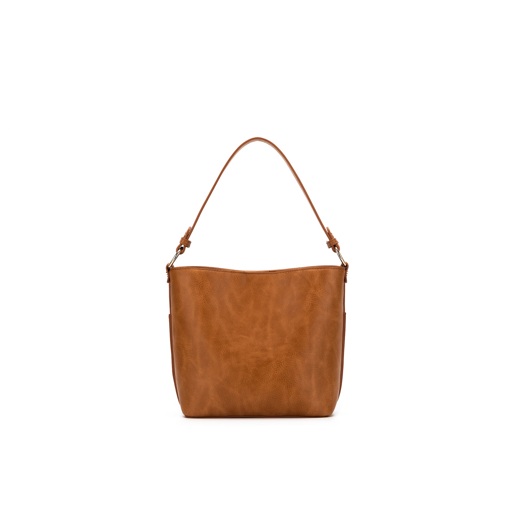 Melody Tan 2 Piece Shoulder Crossbody Bag