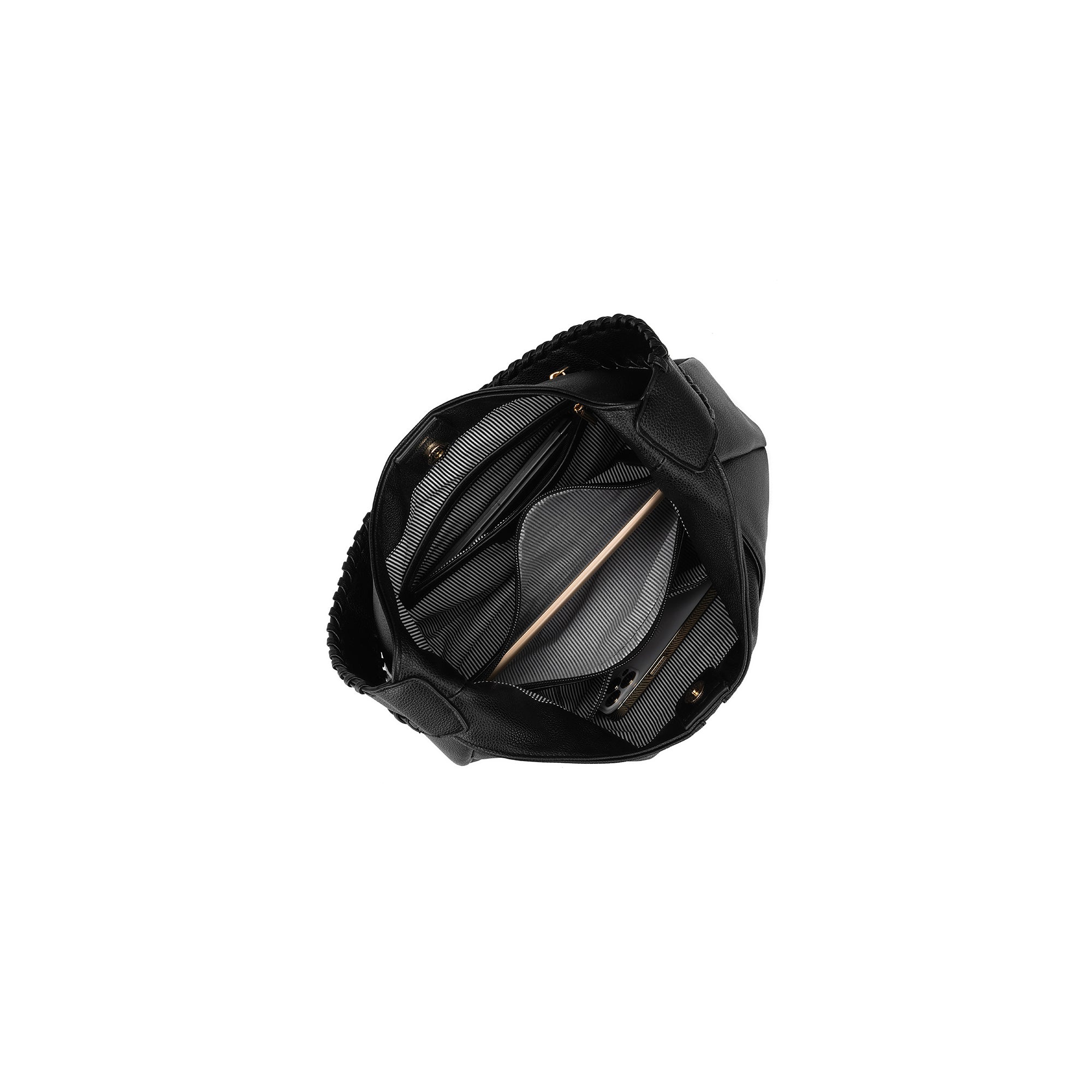 Callista Black 2 Piece Shoulder Bag