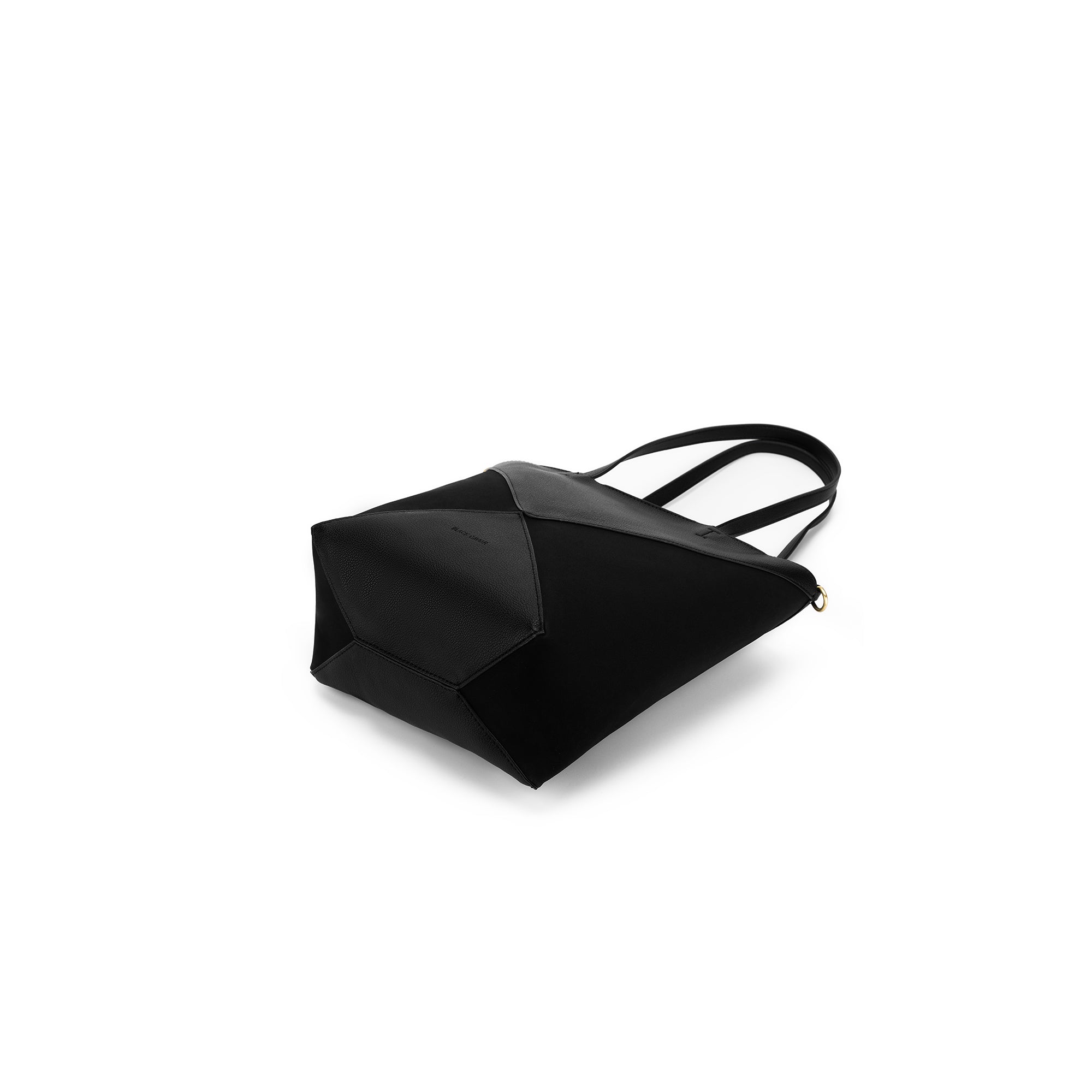 Renee Black 3 Piece Suedette Handbag