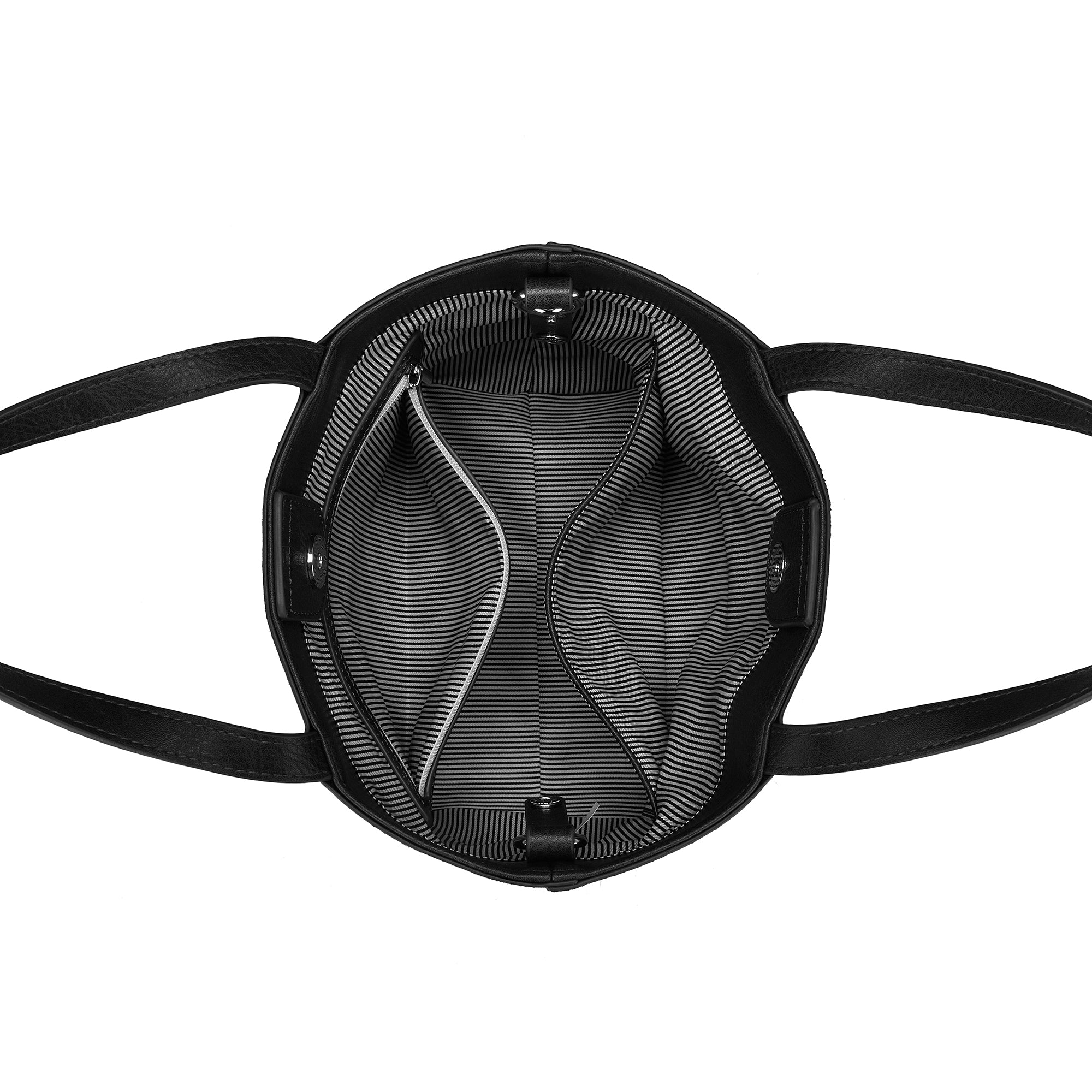 Tiffany Black 2 Piece Handbag
