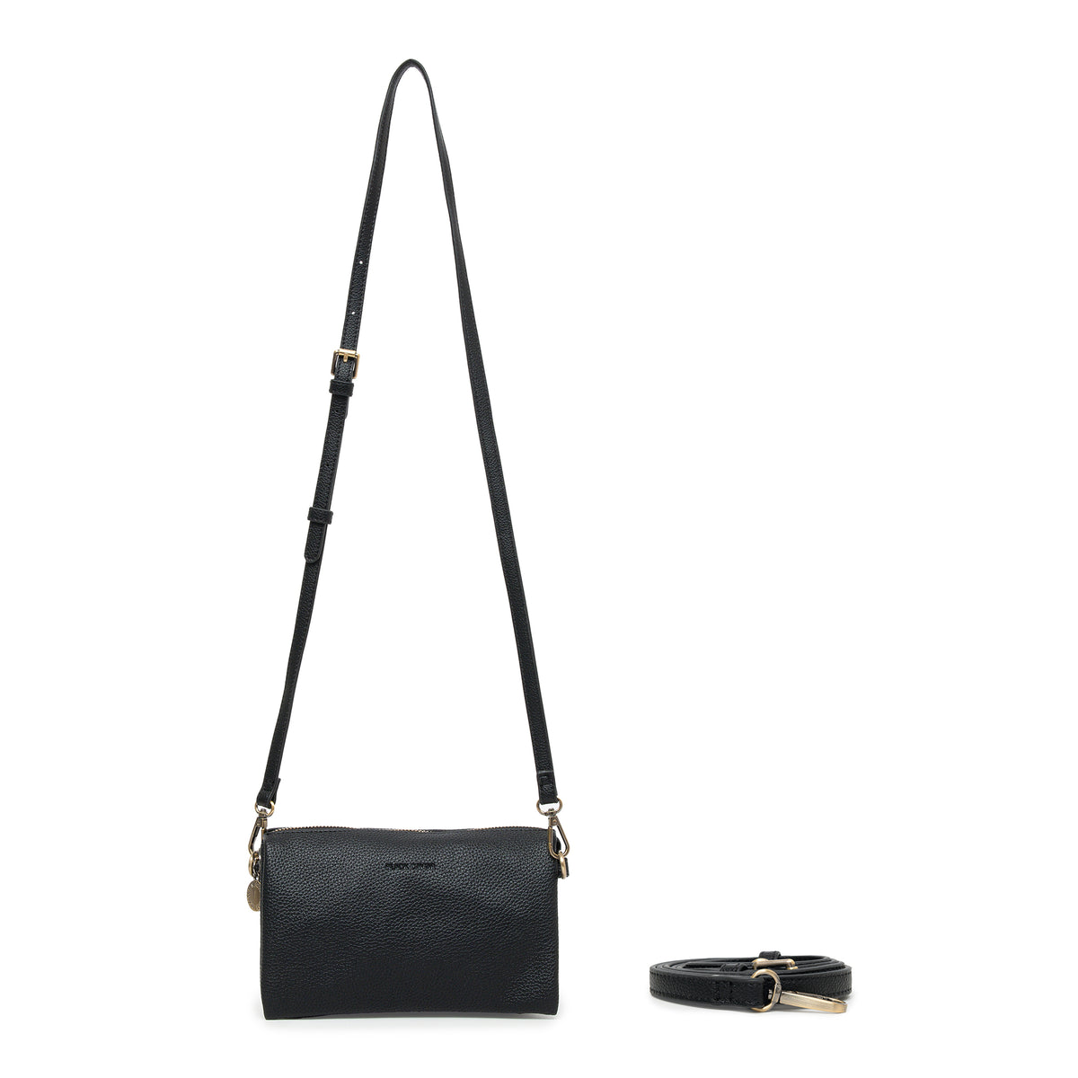 Edie Black Crossbody Bag
