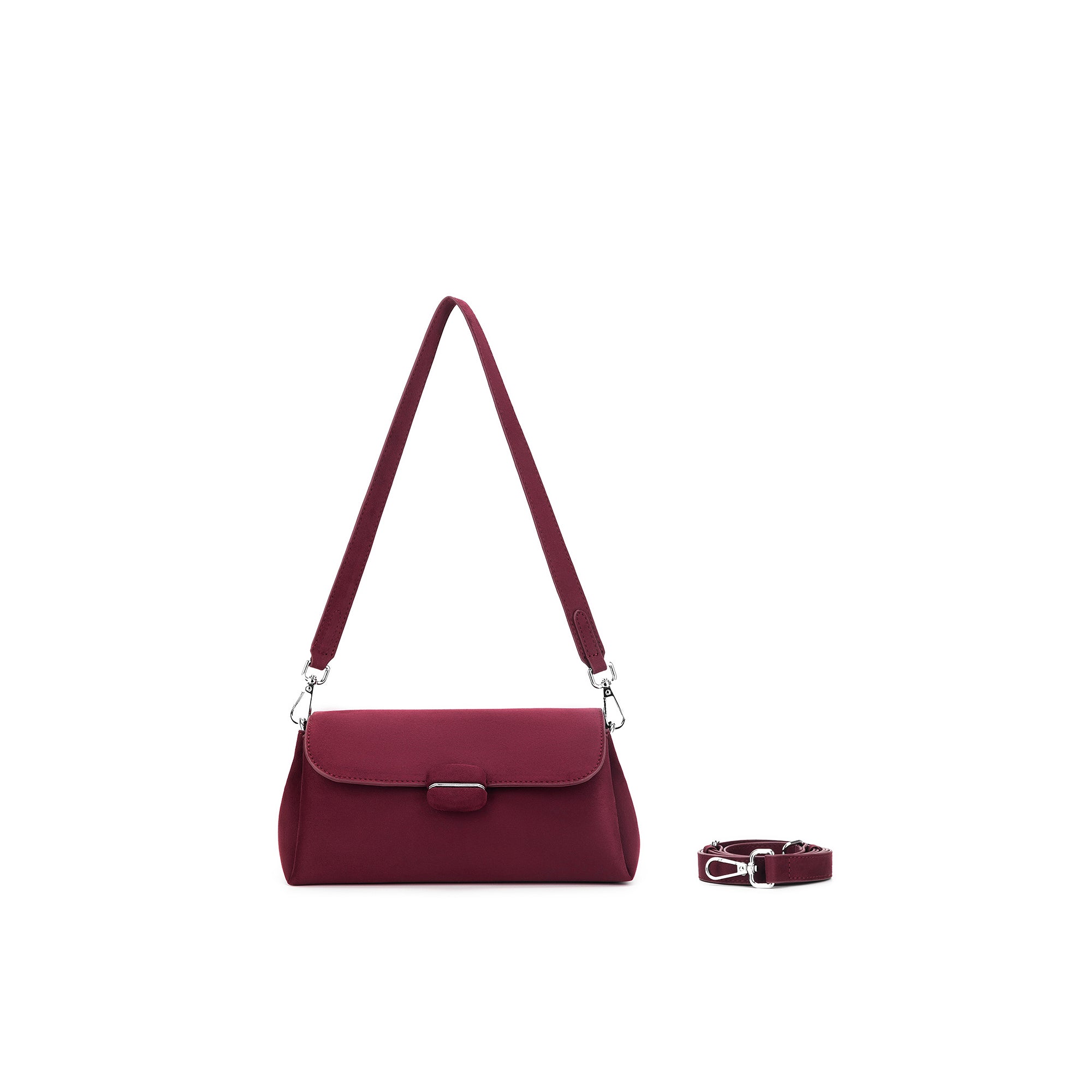 Mercer Cherry Red Shoulder Crossbody