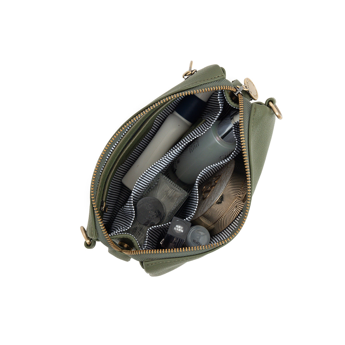 Edie Dark Olive Crossbody Bag