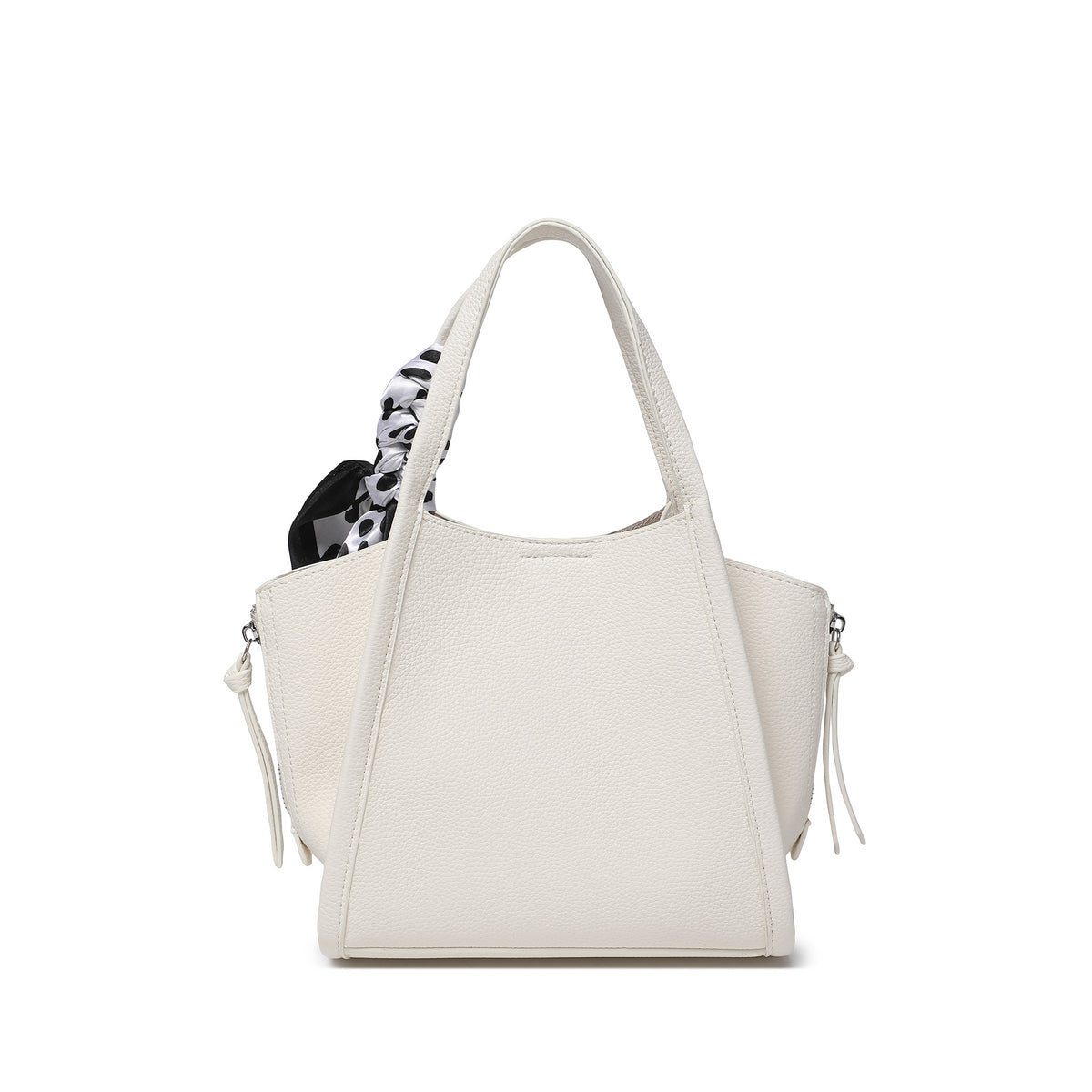 Brie White 2 Piece Handbag