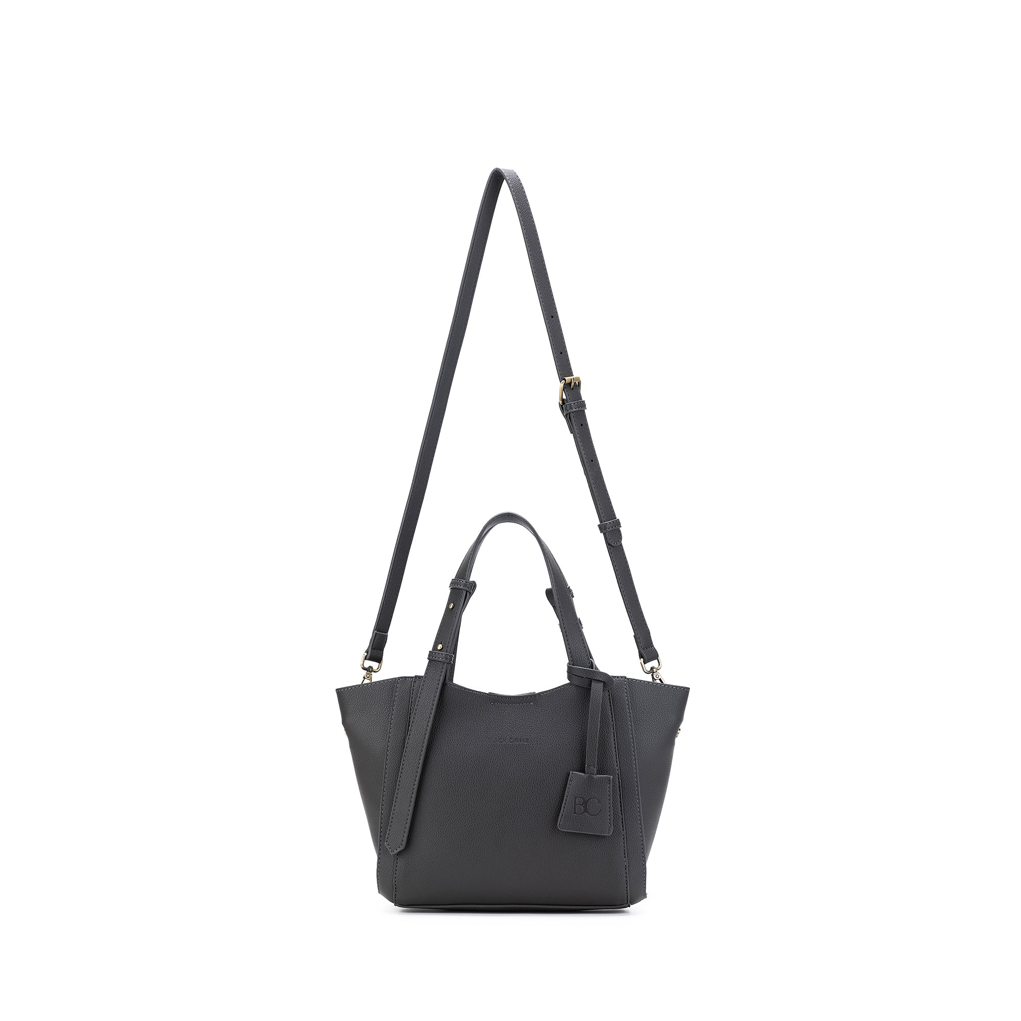 Mini Lauren Grey 3 Piece Compartment Handbag