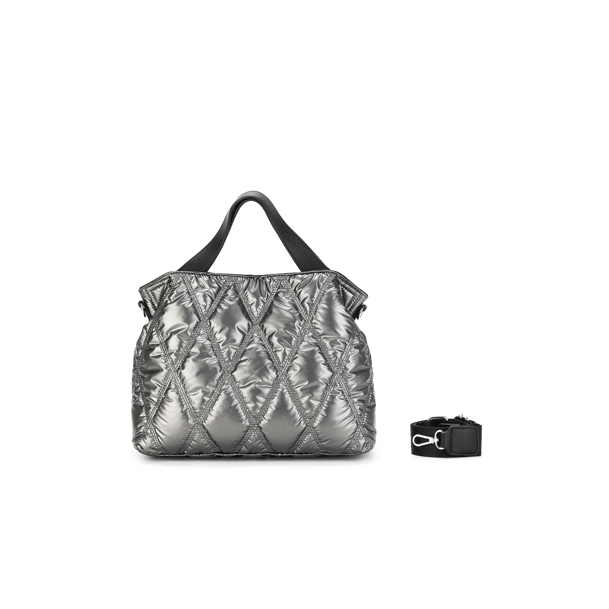 Sloane Pewter Crossbody Handbag