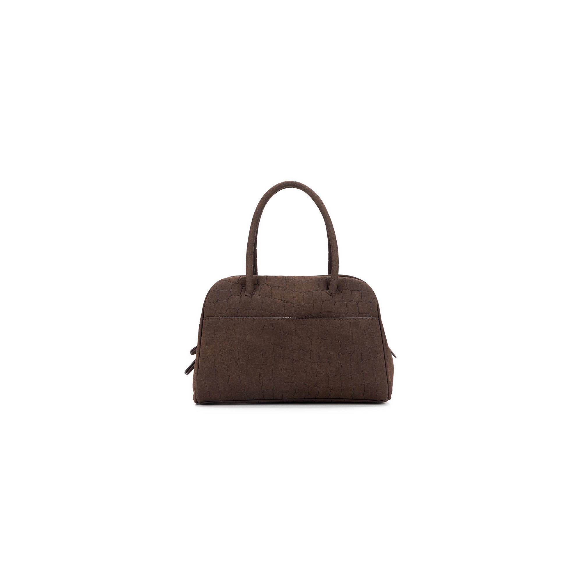 Lucinda Croc Coffee Handbag Tote