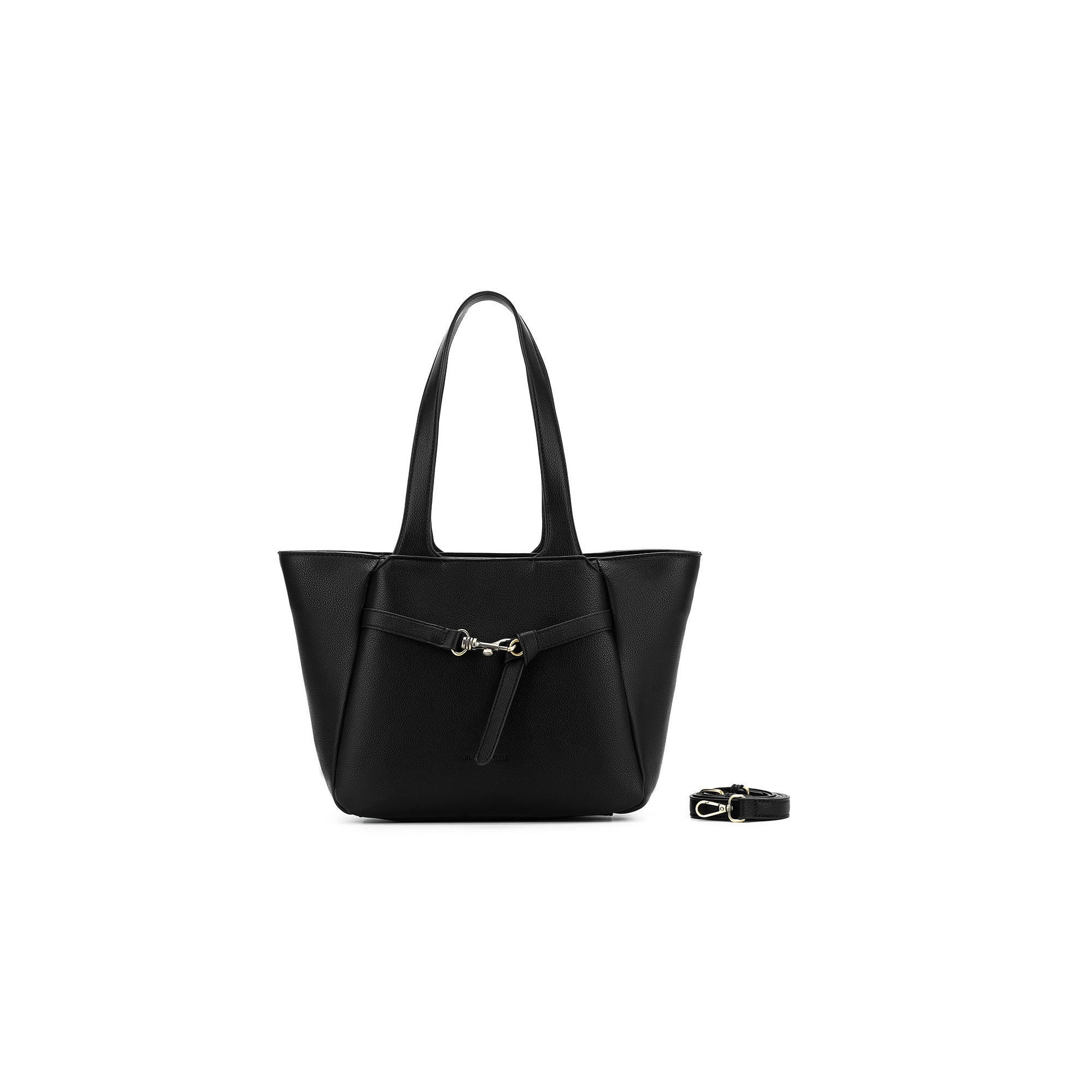 Emanuela Black 3 Piece Handbag Set