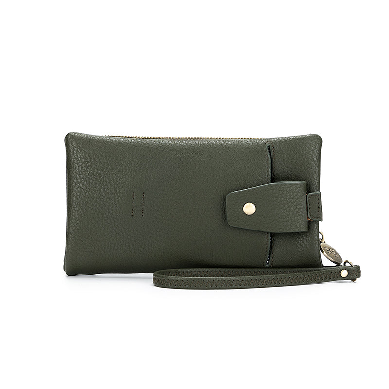 Sky Khaki Crossbody Phone Wallet