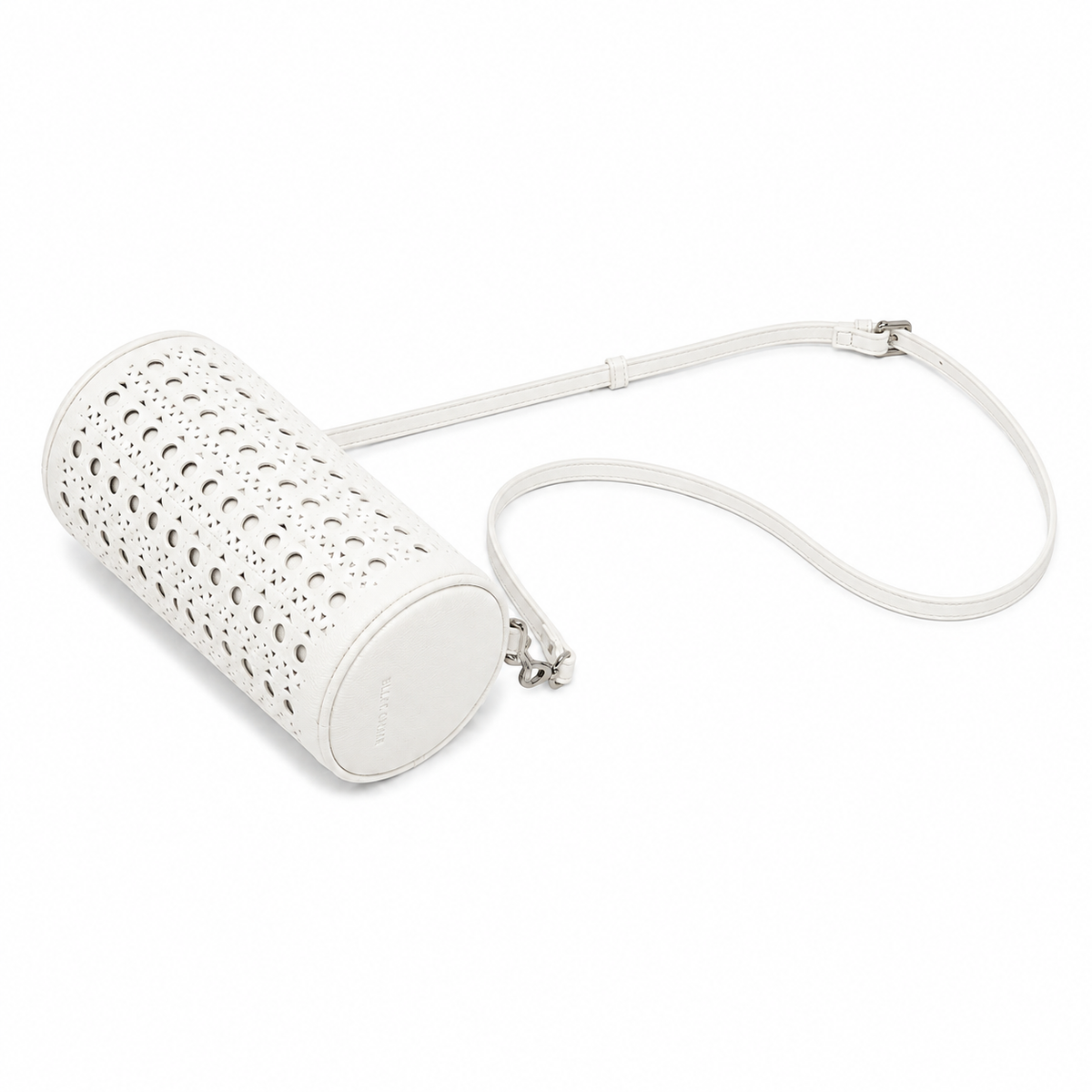 Delilah White Barrel Bag Crossbody Bag