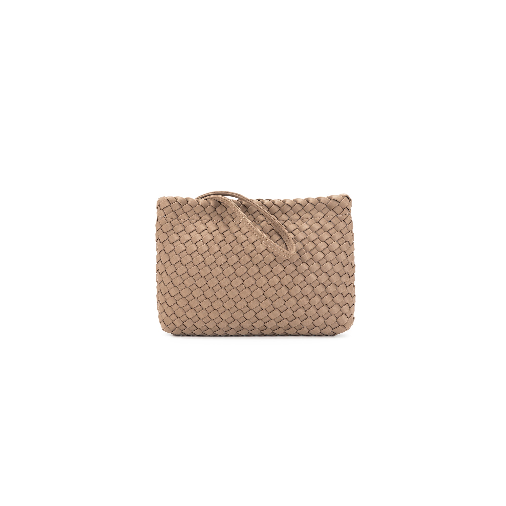 Riviera Taupe 2 Piece Mini Tote Handbag