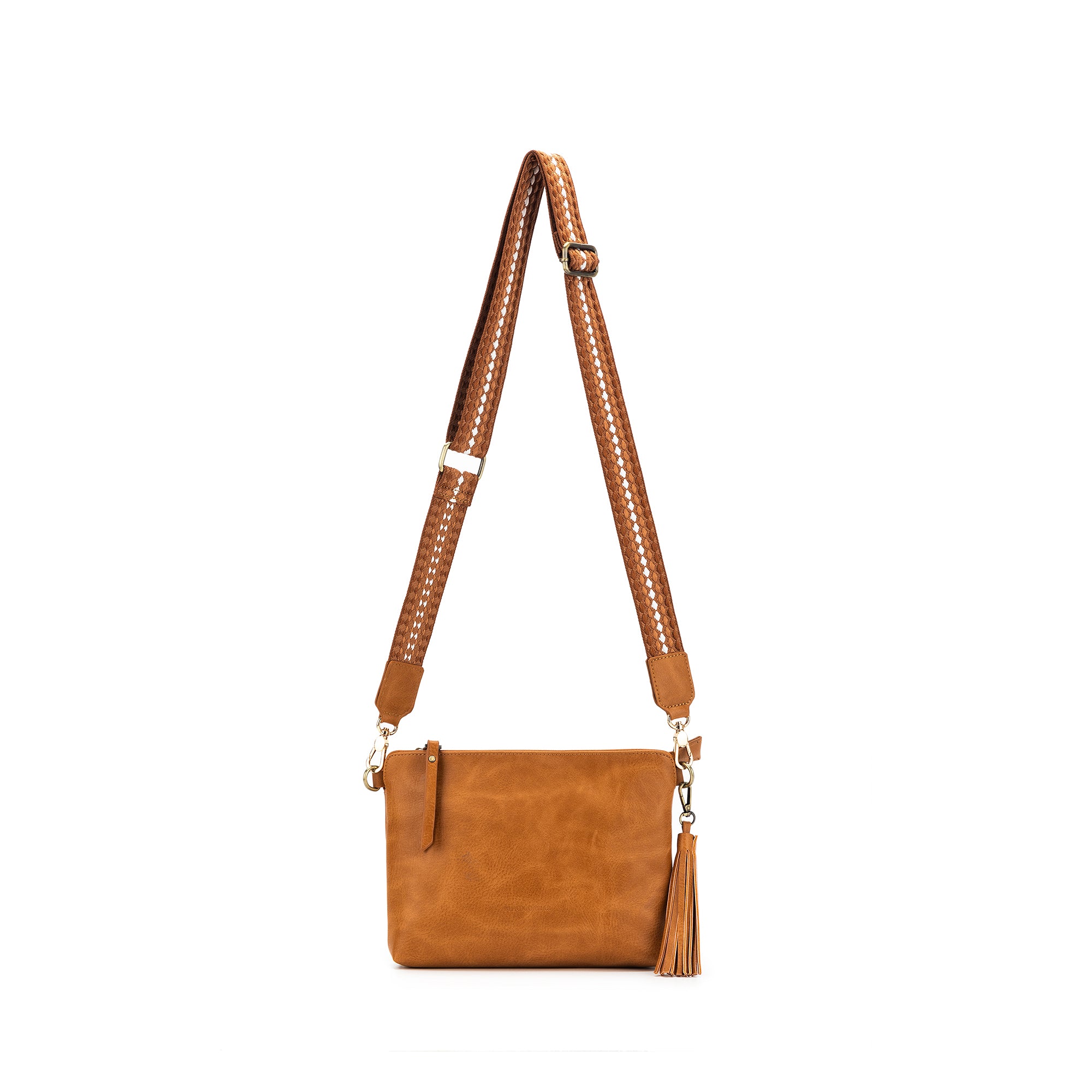 Maggie Tan 3 Compartment Crossbody Bag